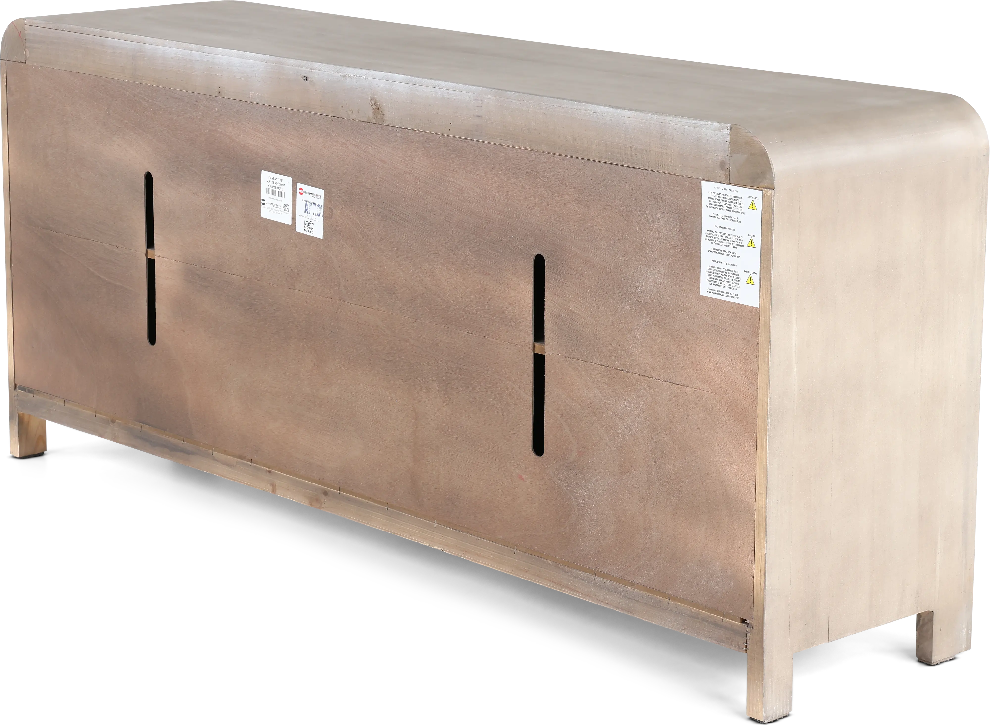 Matterson Light Brown 72  TV Stand-7