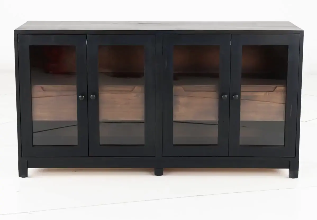 Stturgart Black and Brown 63  TV Stand-7