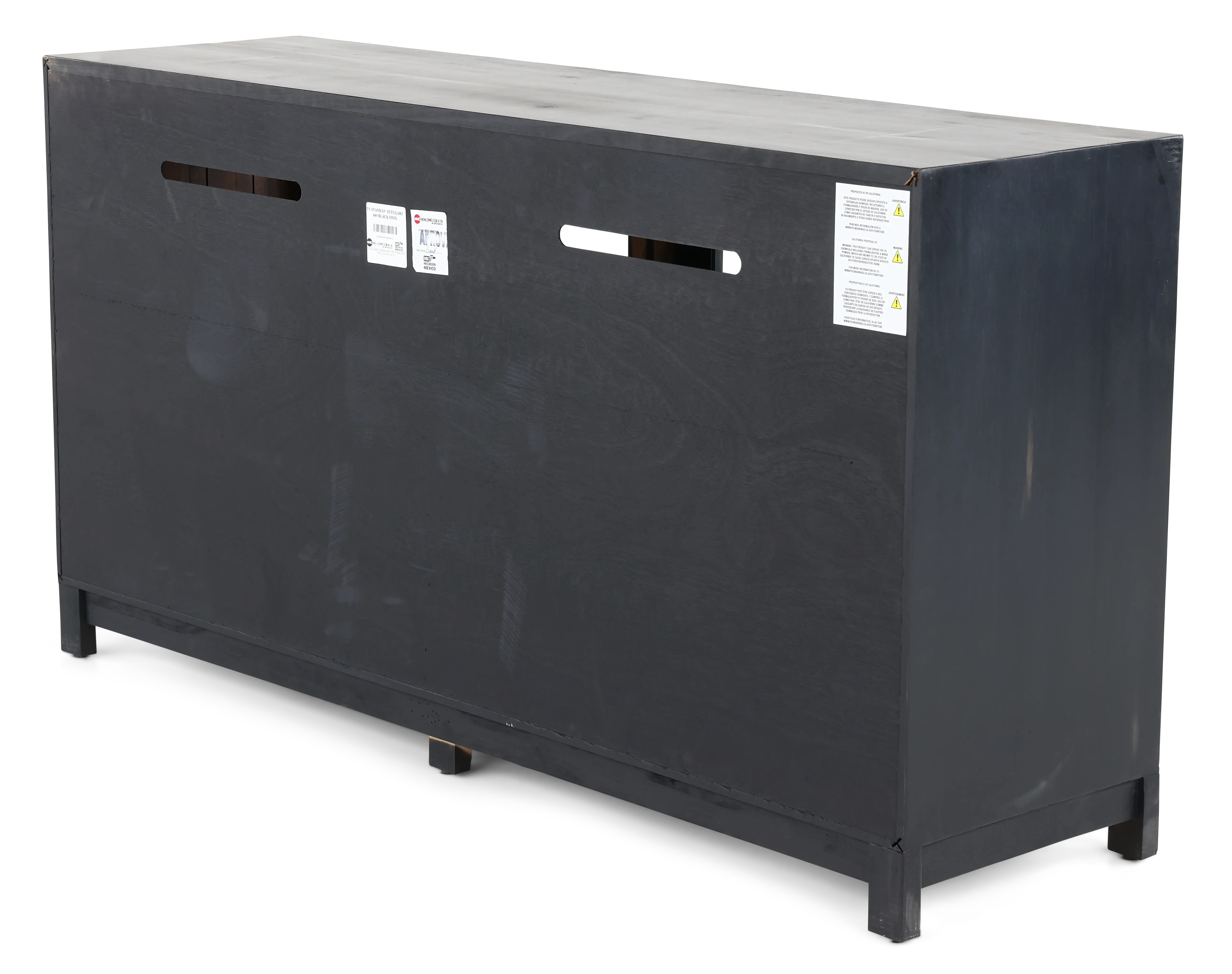 Stturgart Black and Brown 63  TV Stand-8