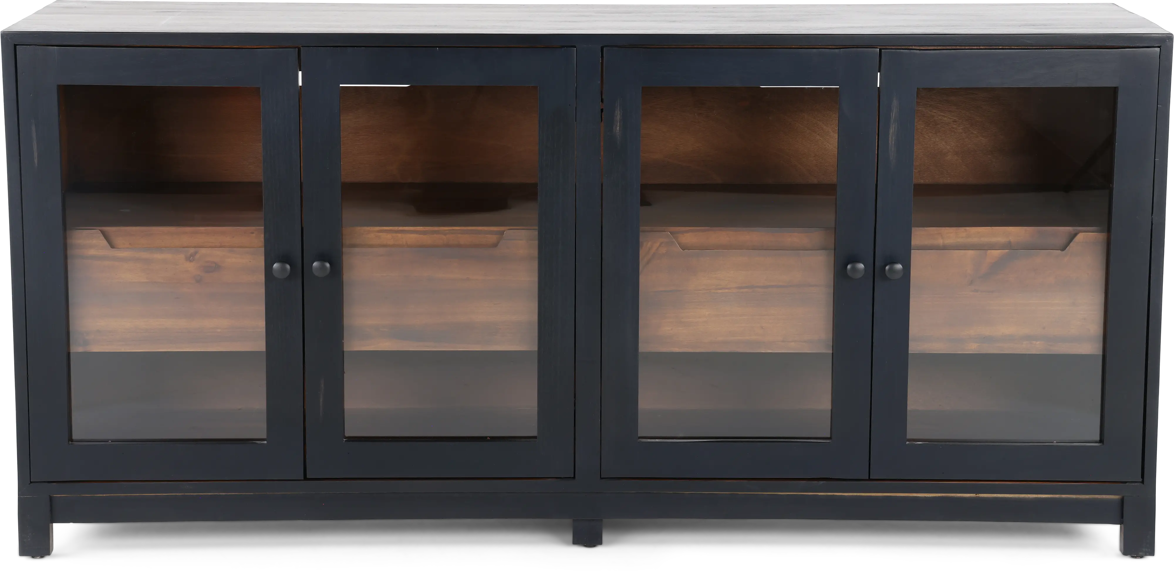 Stturgart Black and Brown 72  TV Stand-1