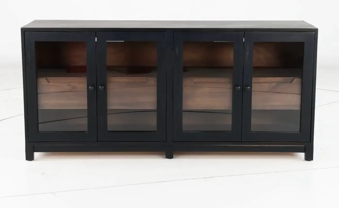 Stturgart Black and Brown 72  TV Stand-4