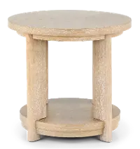 Pacific Grove Sandstone Brown End Table
