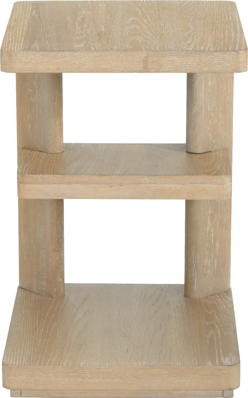 Pacific Grove Sandstone Brown Chairside Table