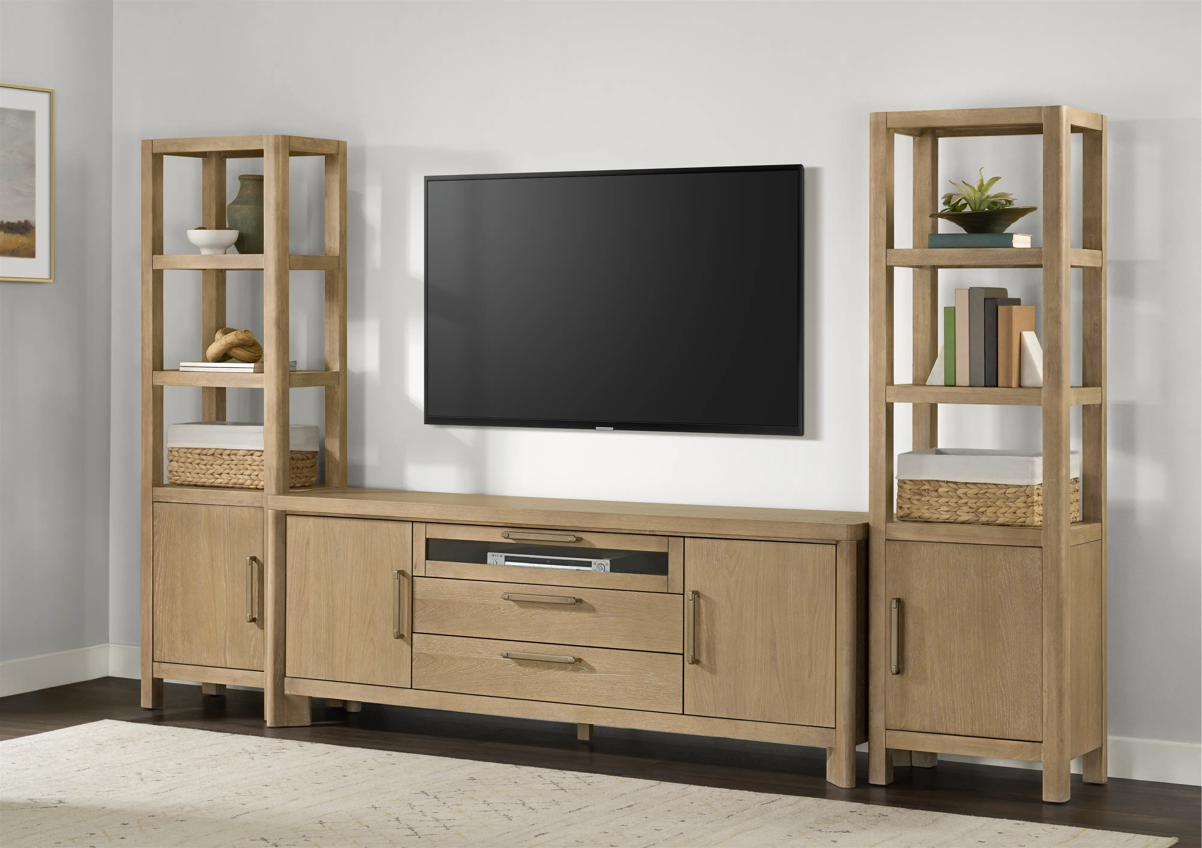 Pacific Grove 78  Sandstone Brown TV Stand-11