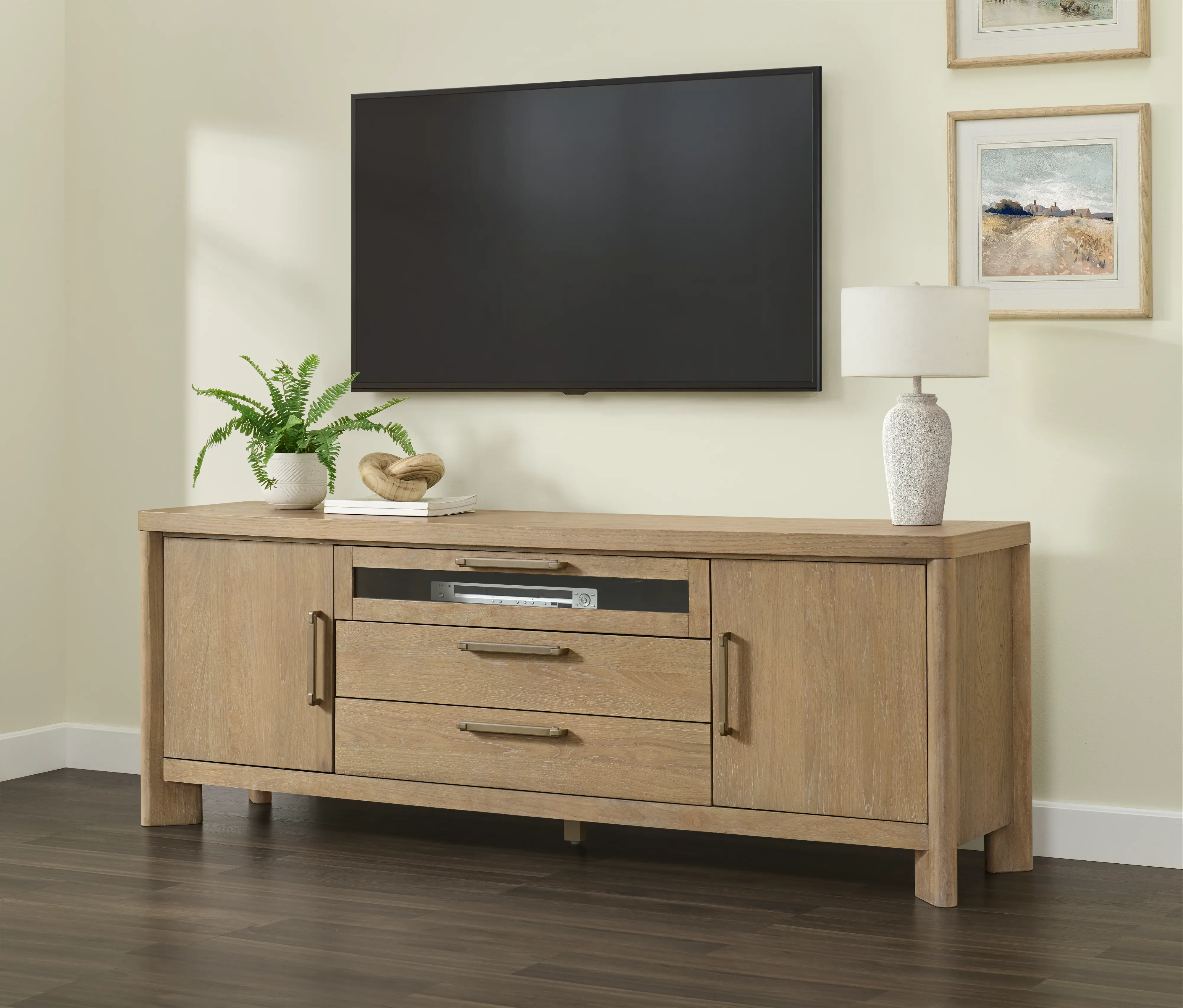 Pacific Grove 78  Sandstone Brown TV Stand-12