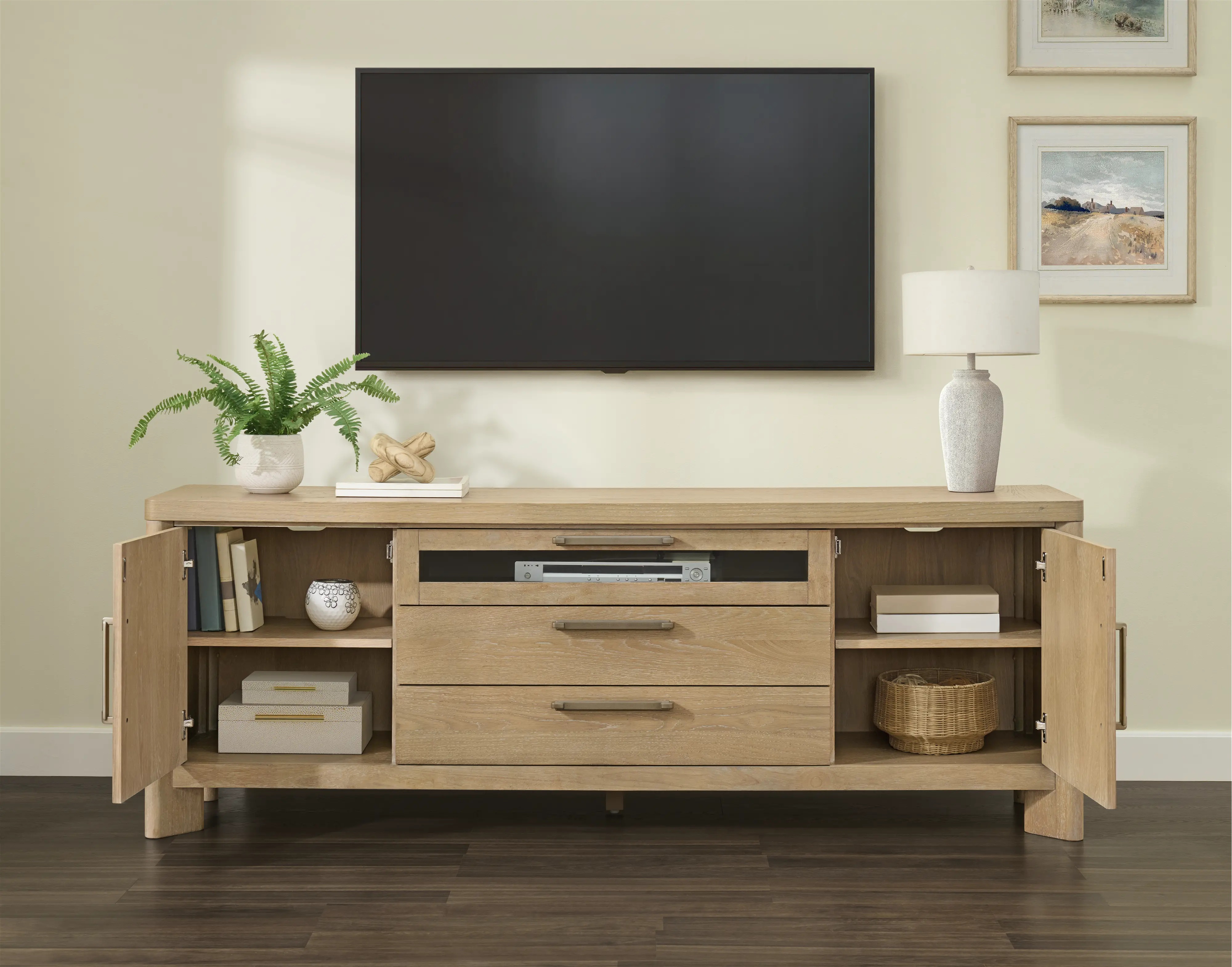 Pacific Grove 78  Sandstone Brown TV Stand-2