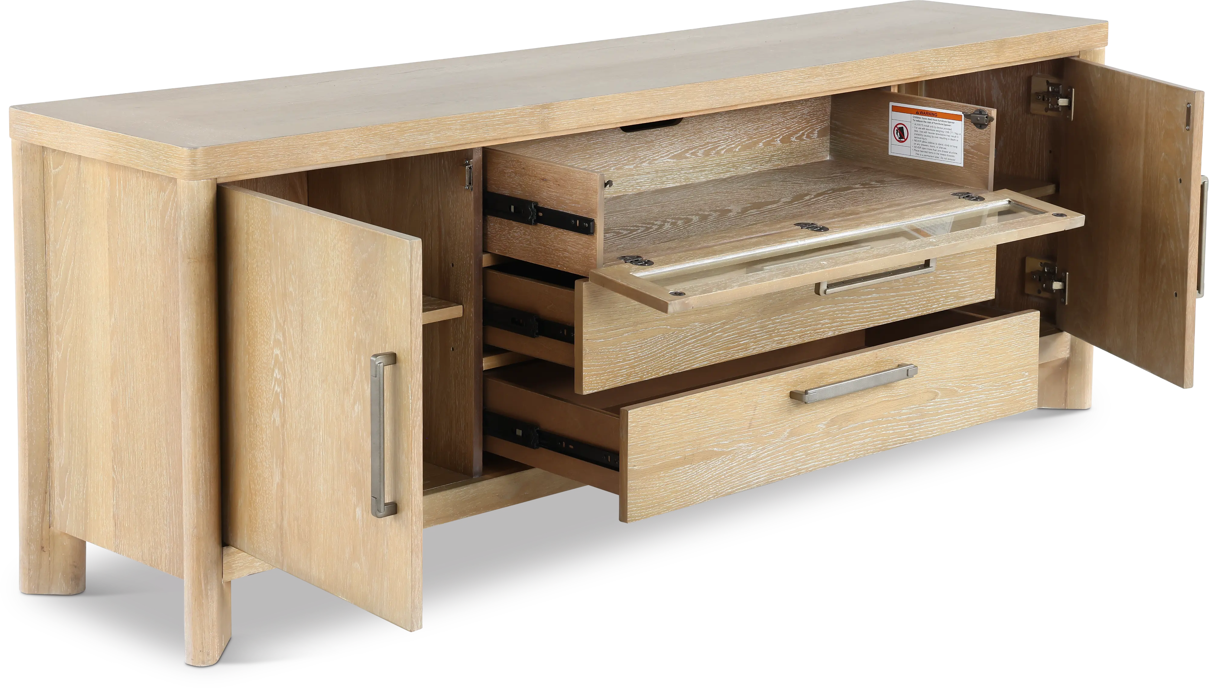 Pacific Grove 78  Sandstone Brown TV Stand-6