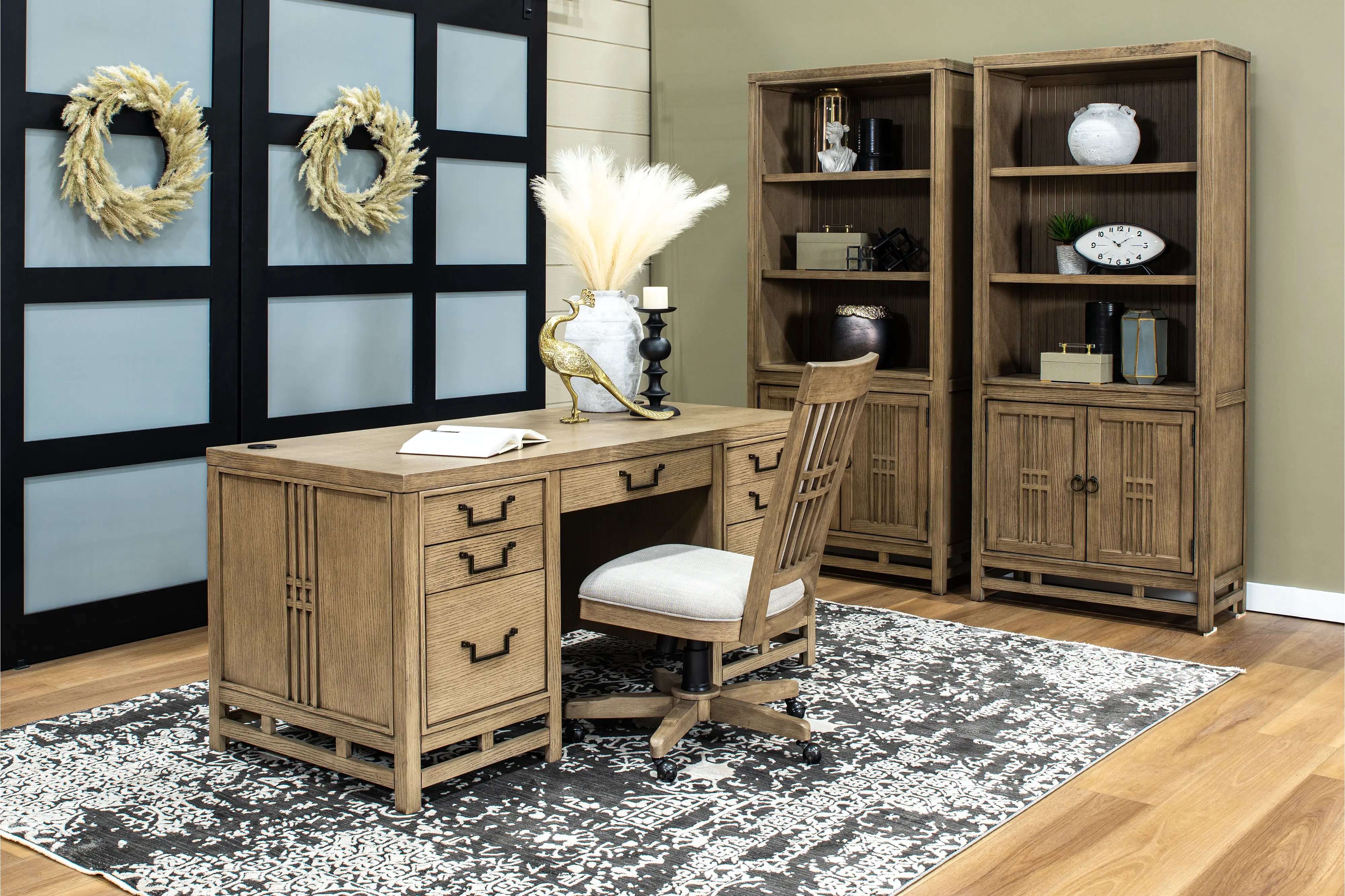 Fusion Natural Bookcase Pier-10