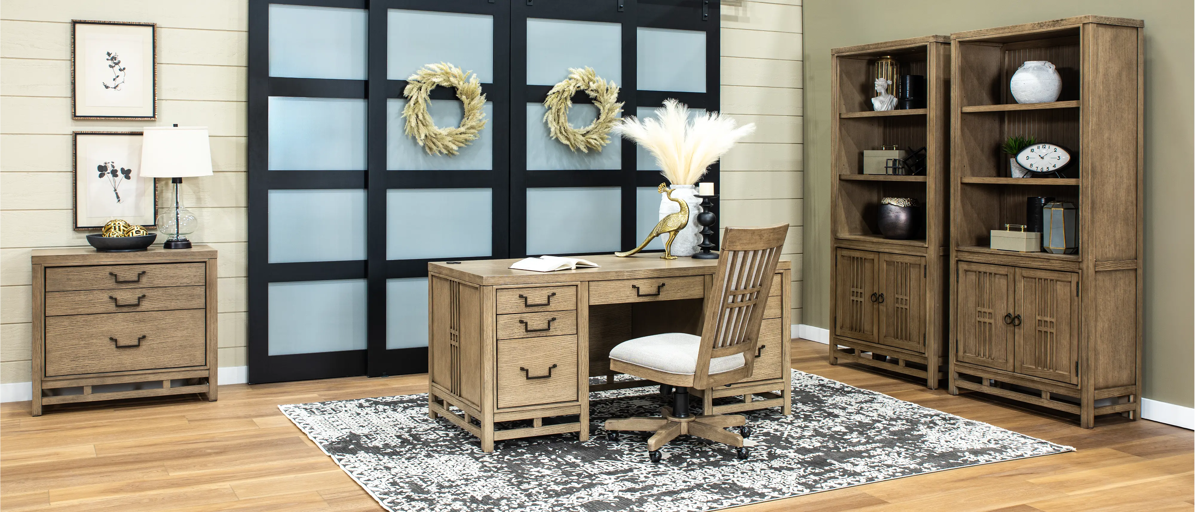 Fusion Natural Bookcase Pier-2
