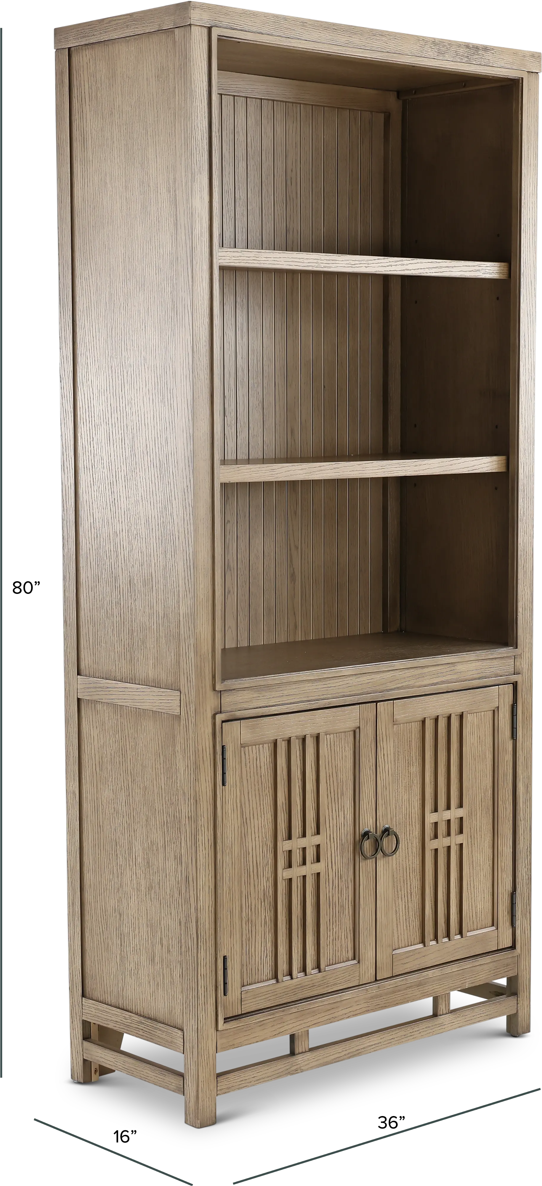 Fusion Natural Bookcase Pier-3