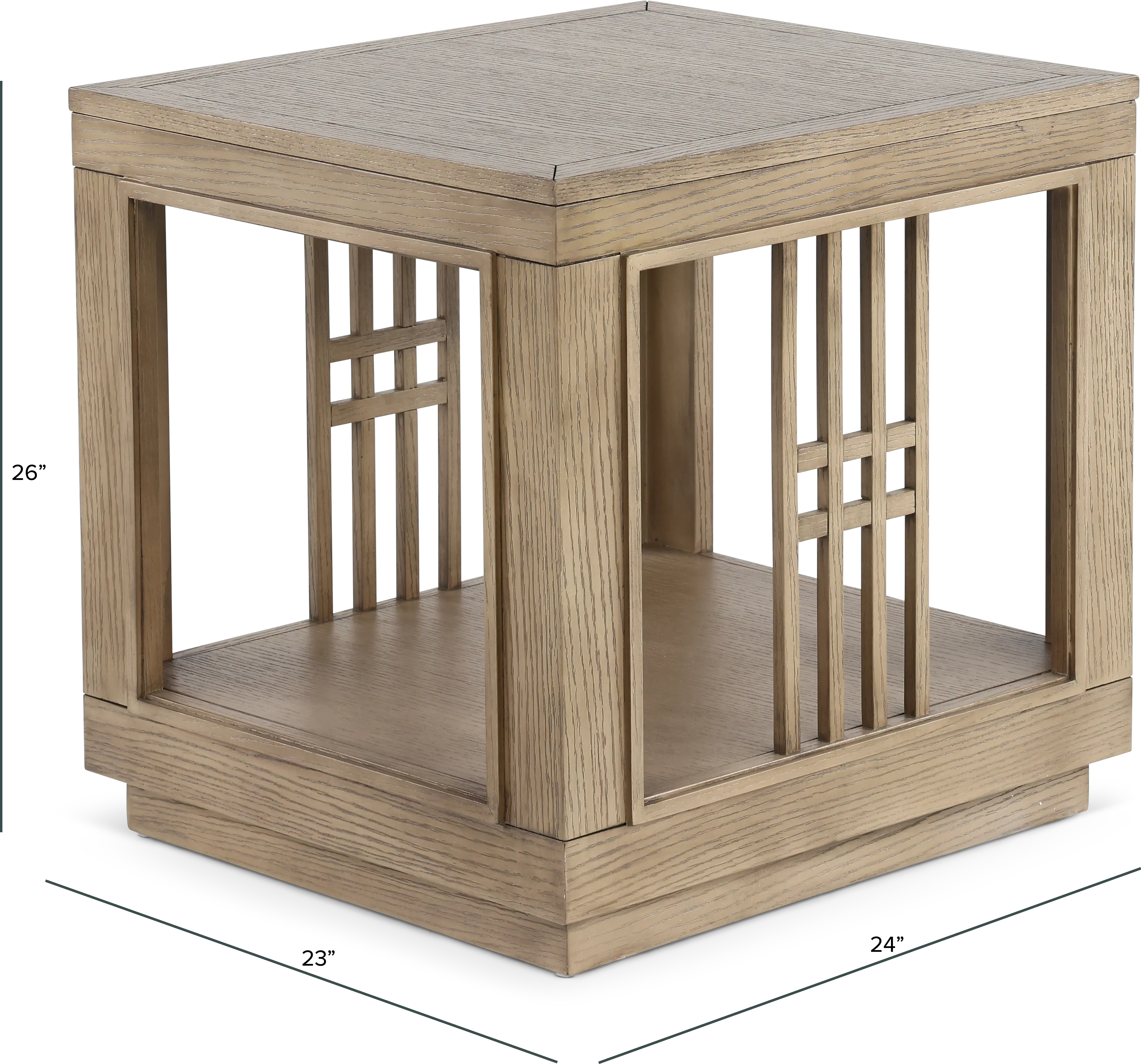 Fusion Natural End Table-3