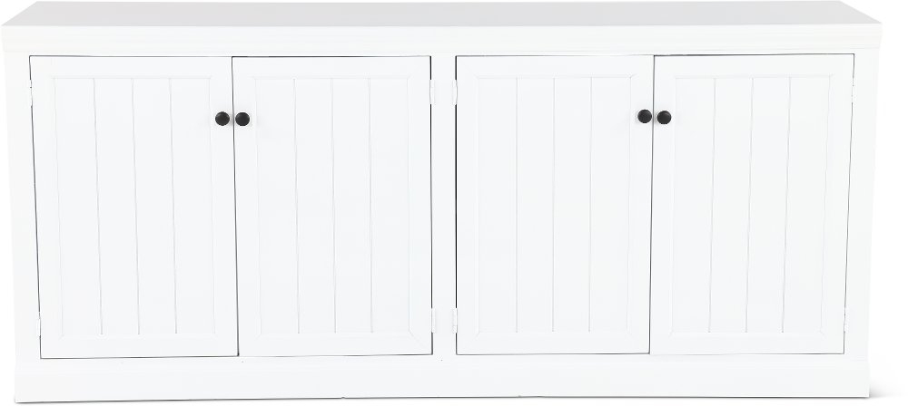 Riley White 72" TV Stand