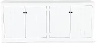 Riley White 72  TV Stand