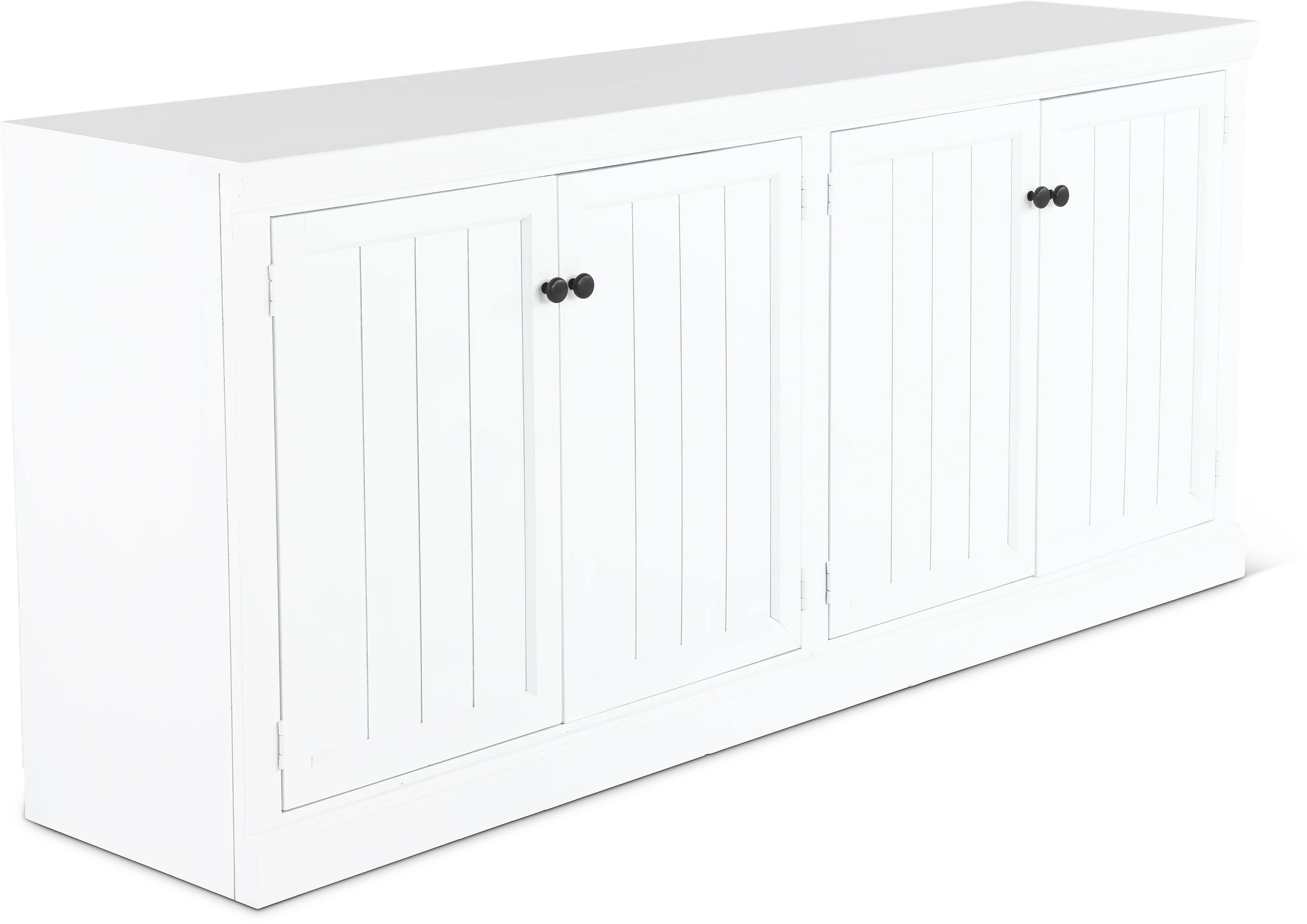 Riley White 72  TV Stand-2