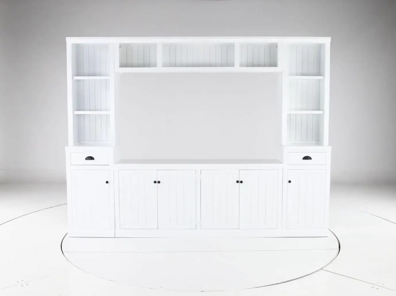 Riley White Entertainment Center-9