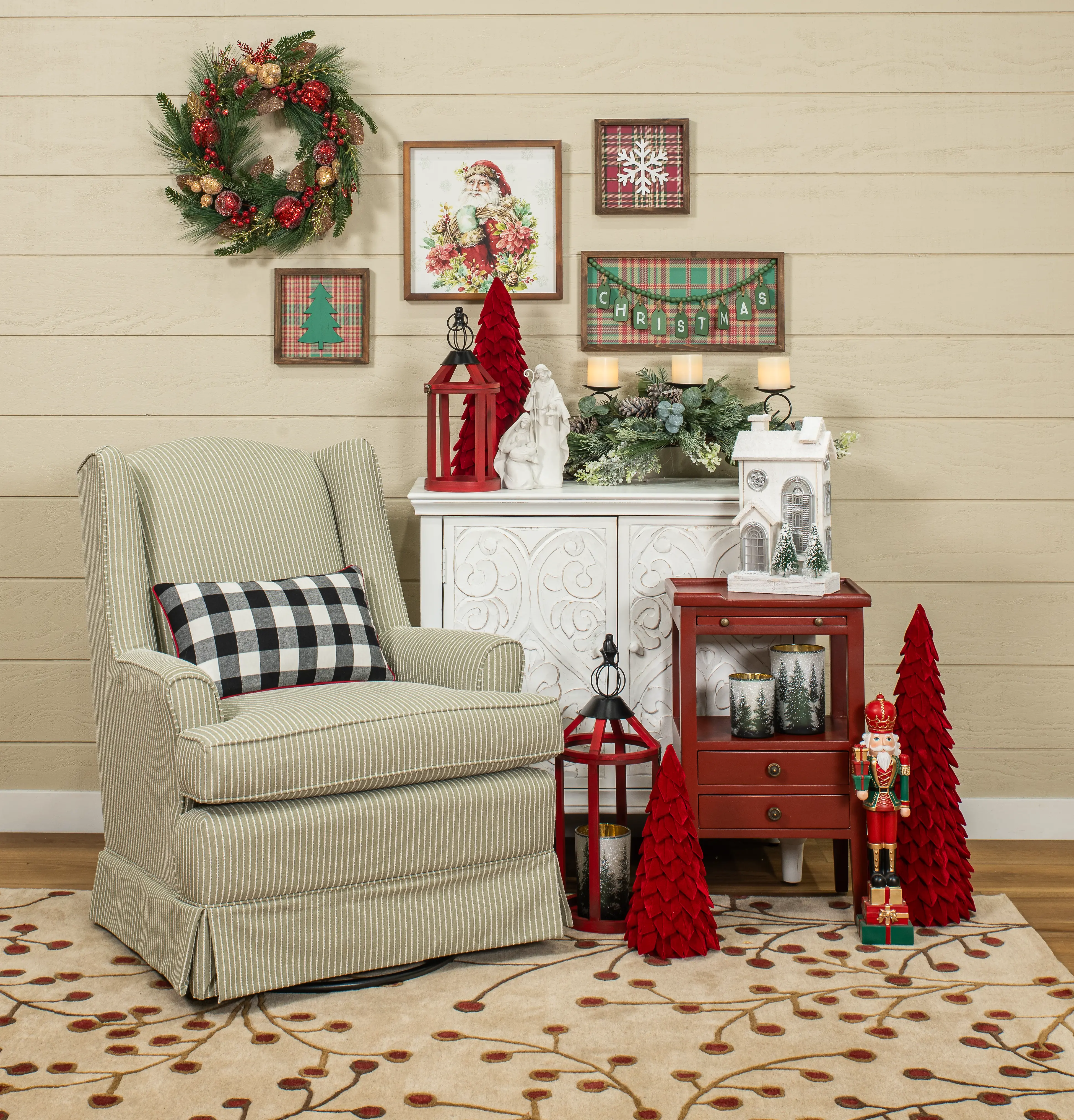 2082-AC3834/WHITE-CABINET White Two-Door Accent Cabinet-2