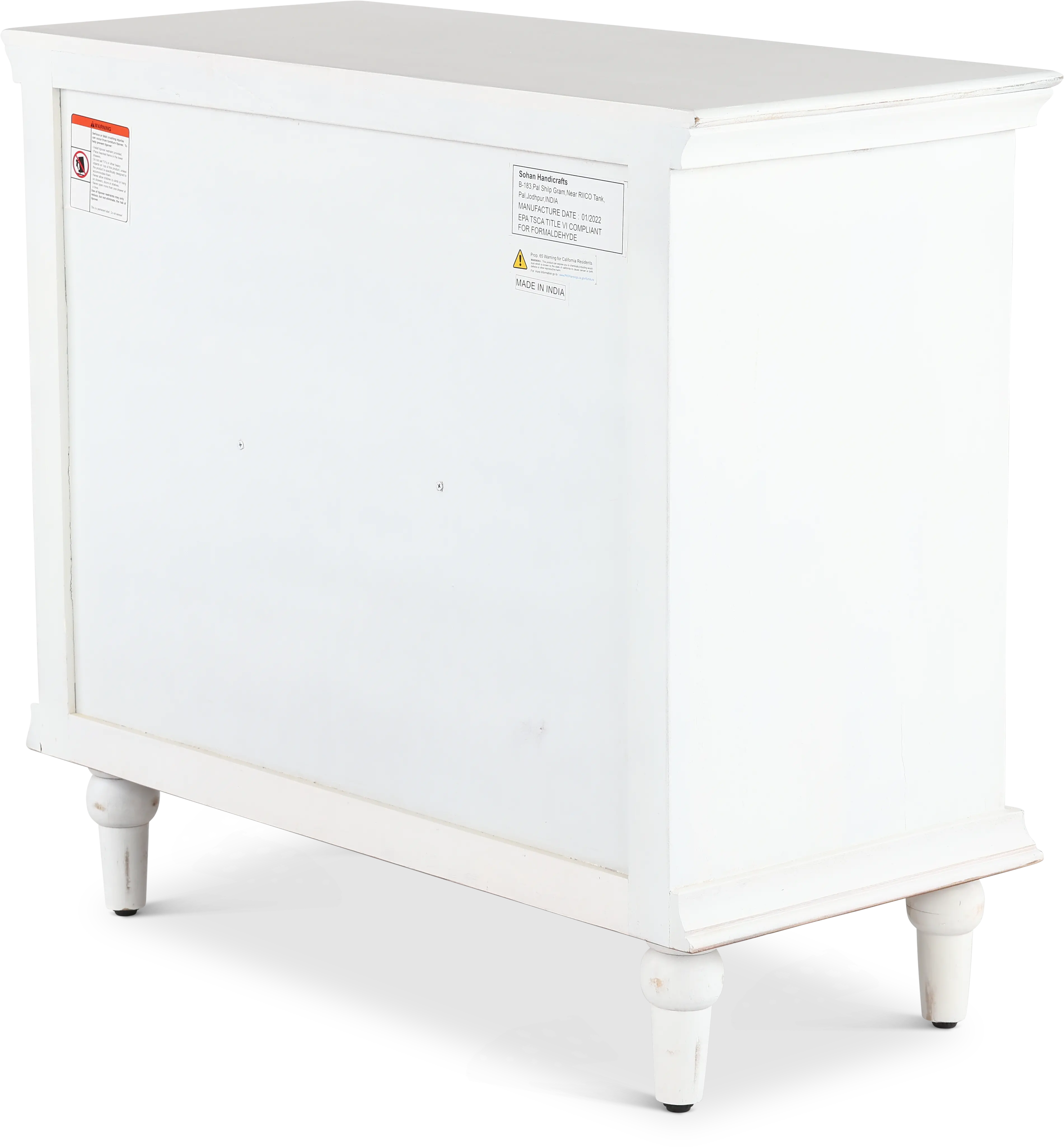 2082-AC3834/WHITE-CABINET White Two-Door Accent Cabinet-6