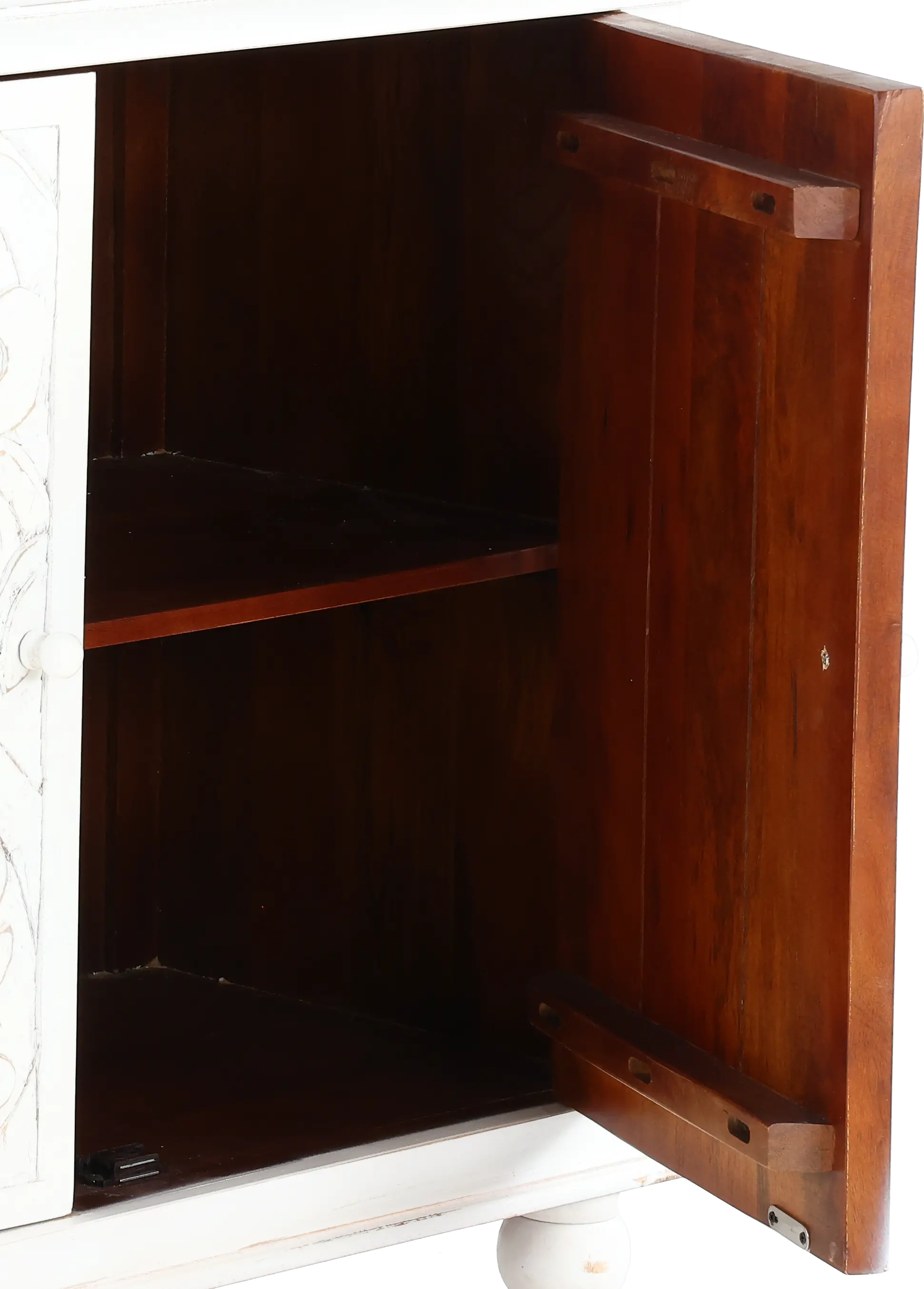 2082-AC3834/WHITE-CABINET White Two-Door Accent Cabinet-7