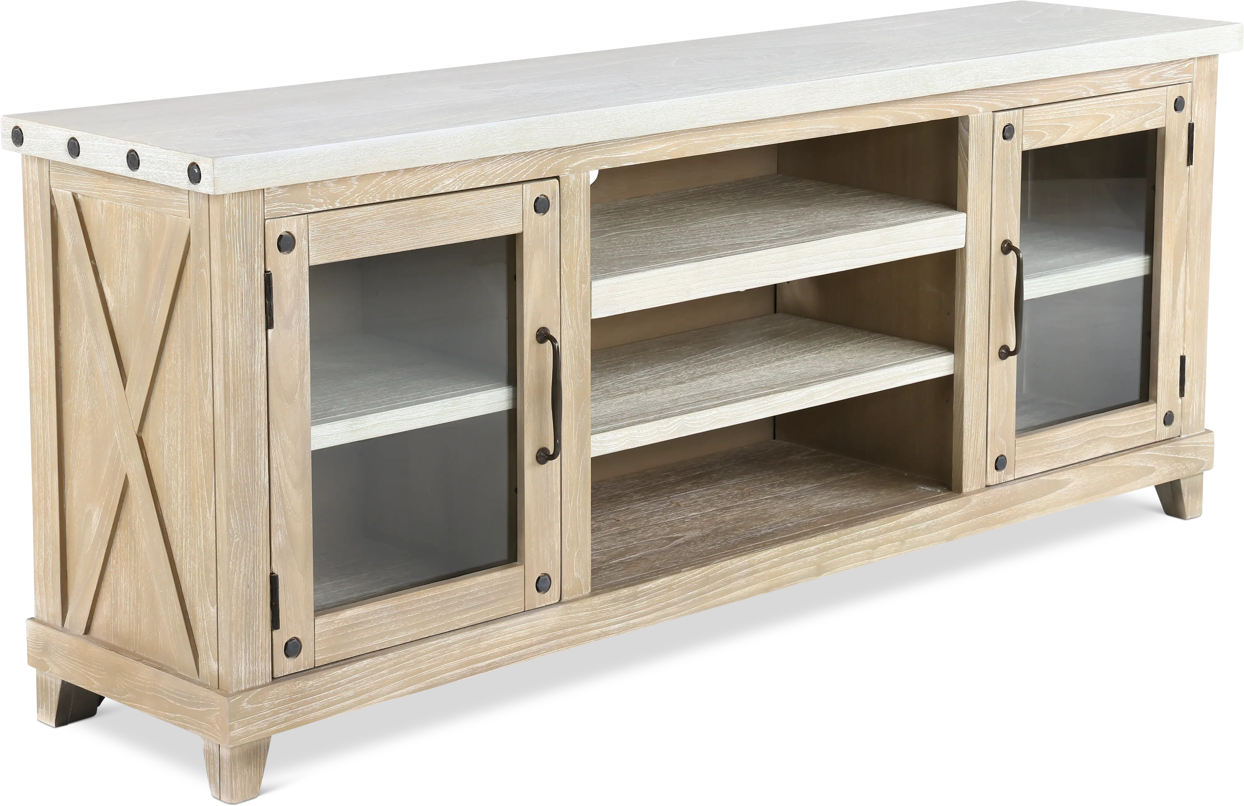 Rivan Natural 74  TV Stand-2