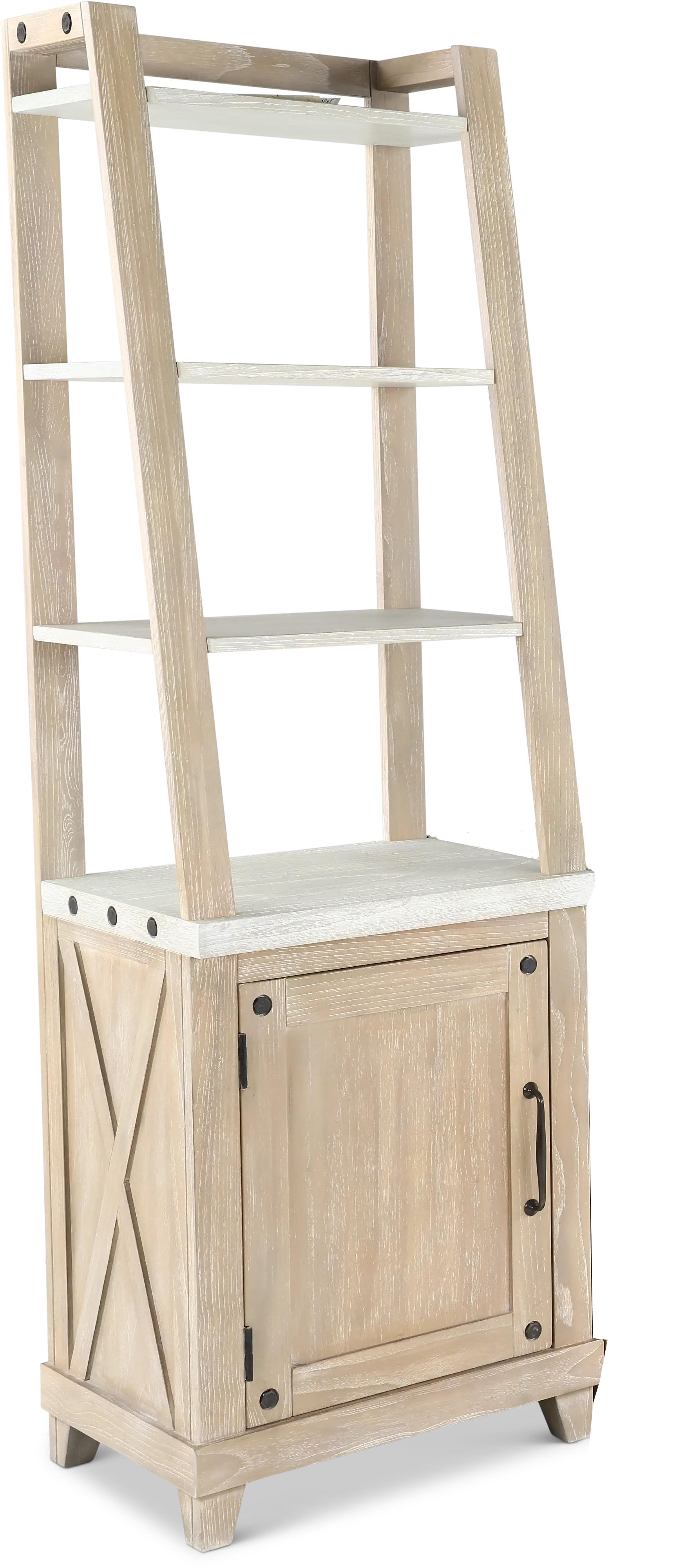 Rivan Natural Left Bookcase Pier-1