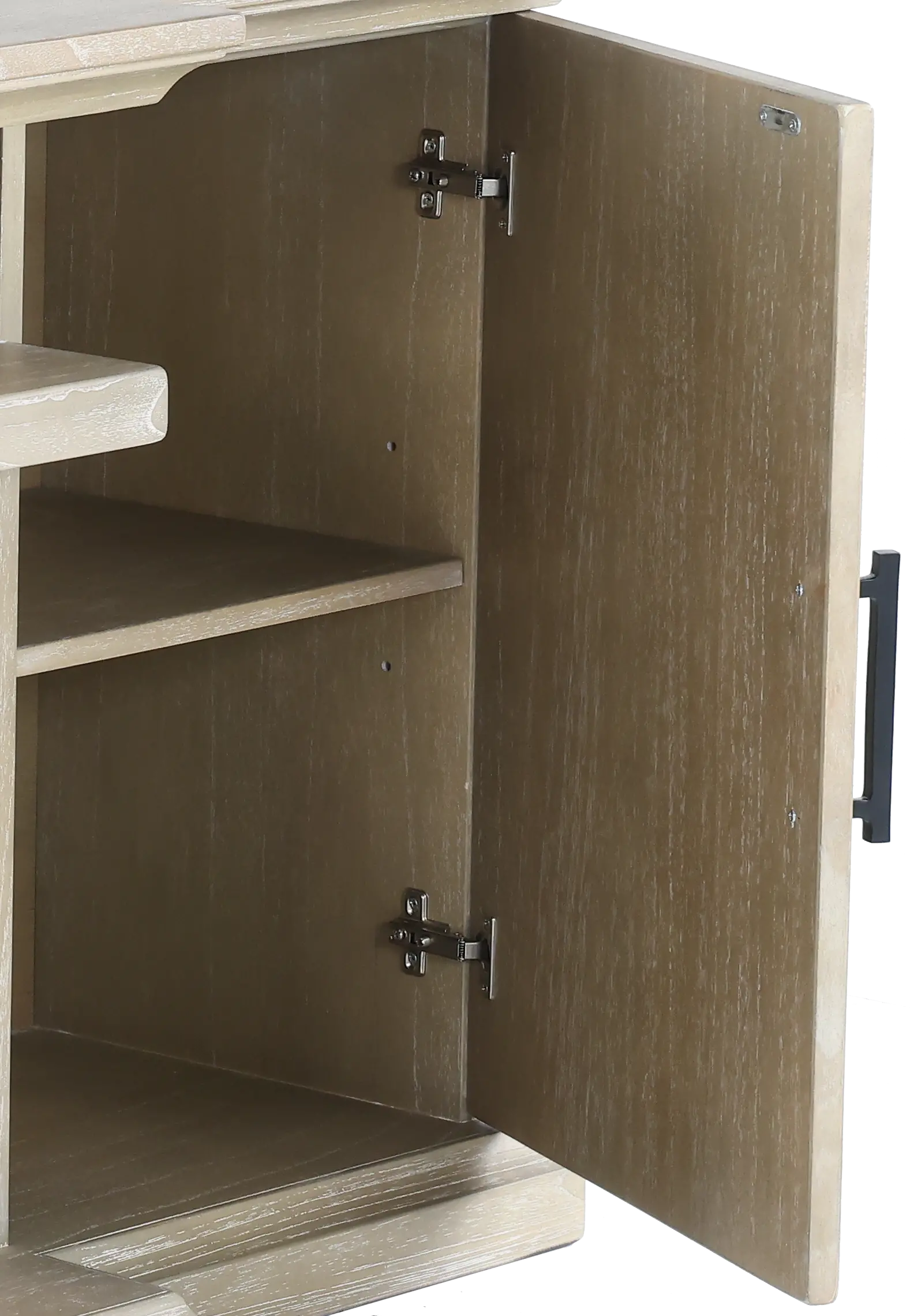 Maisons 72  Light Brown Fireplace TV Stand-9
