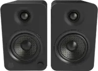 Kanto YU4 Powered Bookshelf Speakers with Bluetooth® and Phono Preamp - Matte Black, Pair