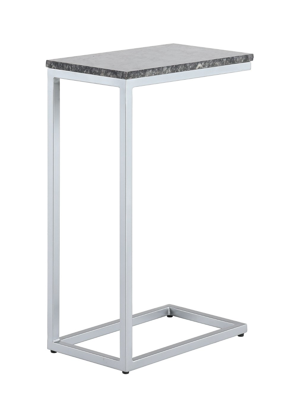 Nero Black Marble C-Shaped Side Table
