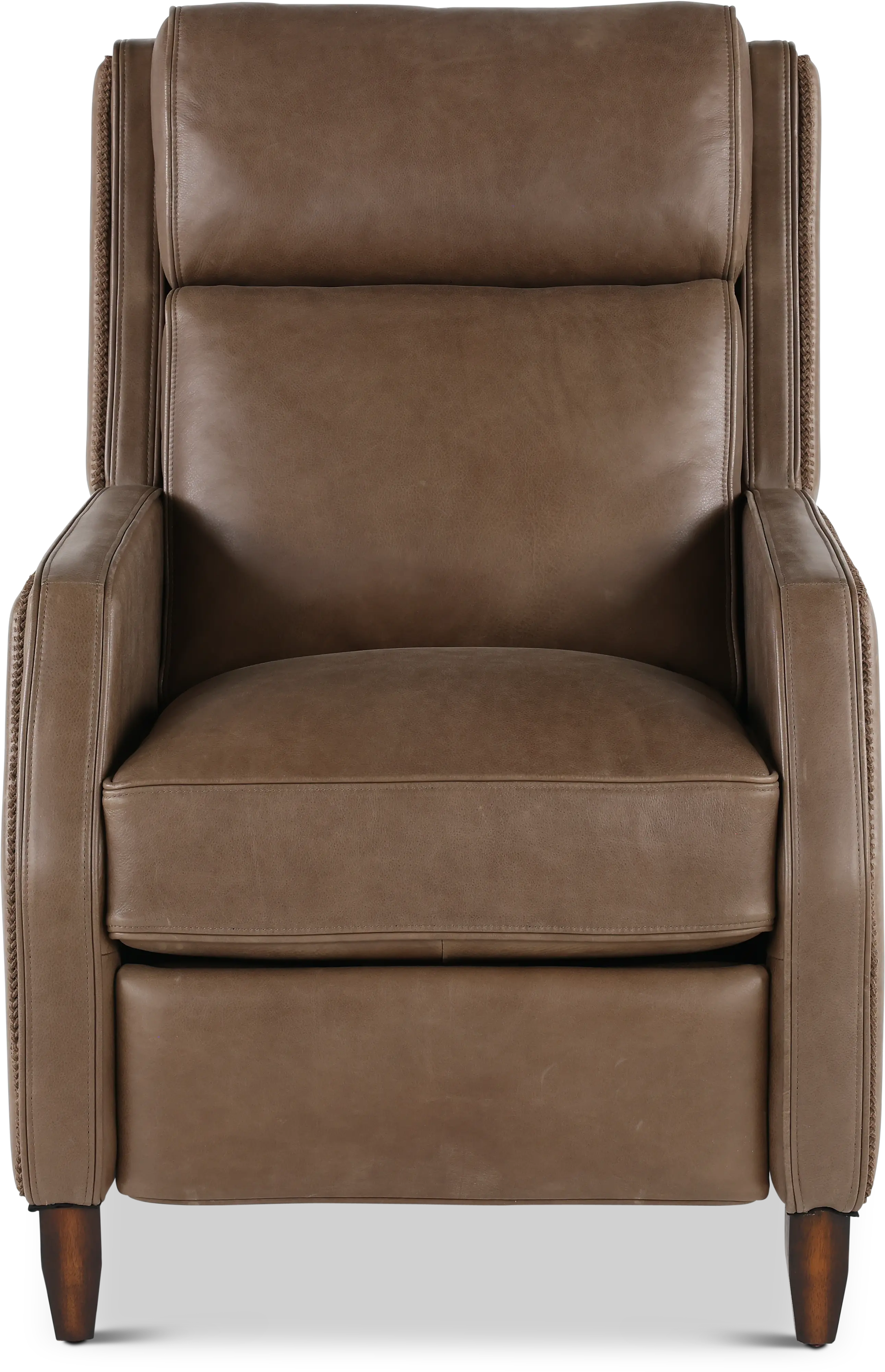Bourbon Street Seal Dark Brown Leather Power Recliner-4