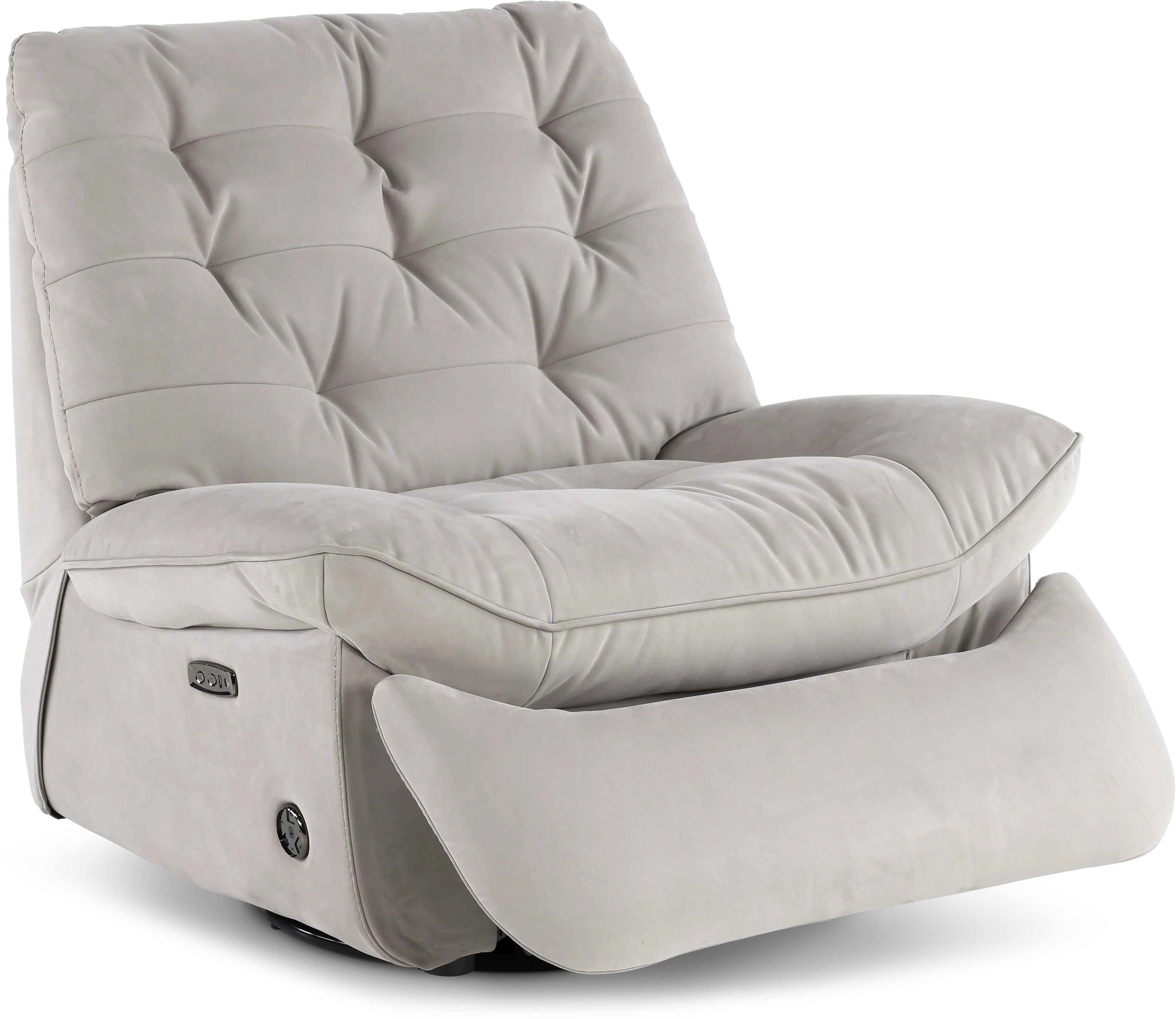 Chloe Light Gray Power Rocker Recliner-6
