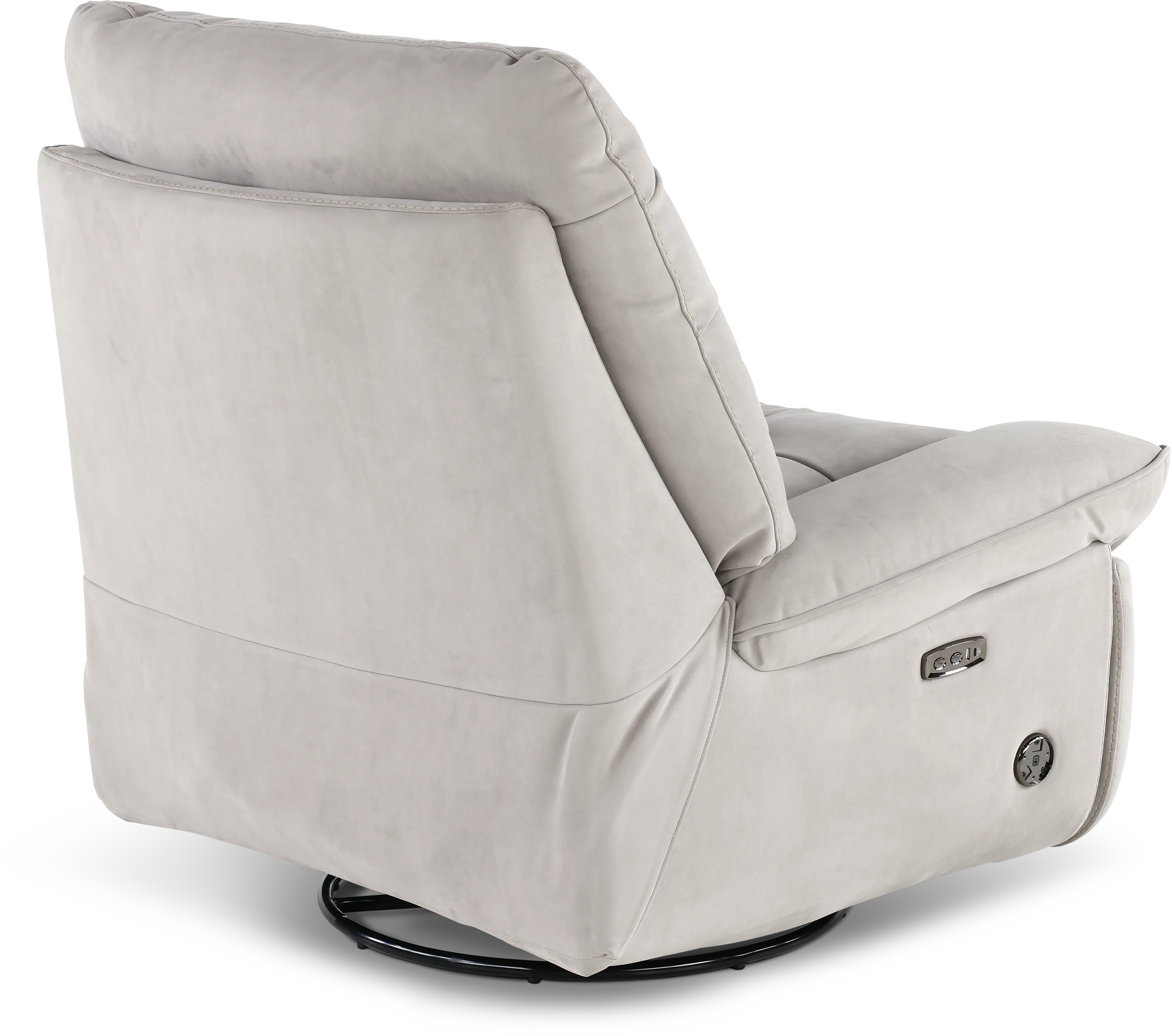 Chloe Light Gray Power Rocker Recliner-8