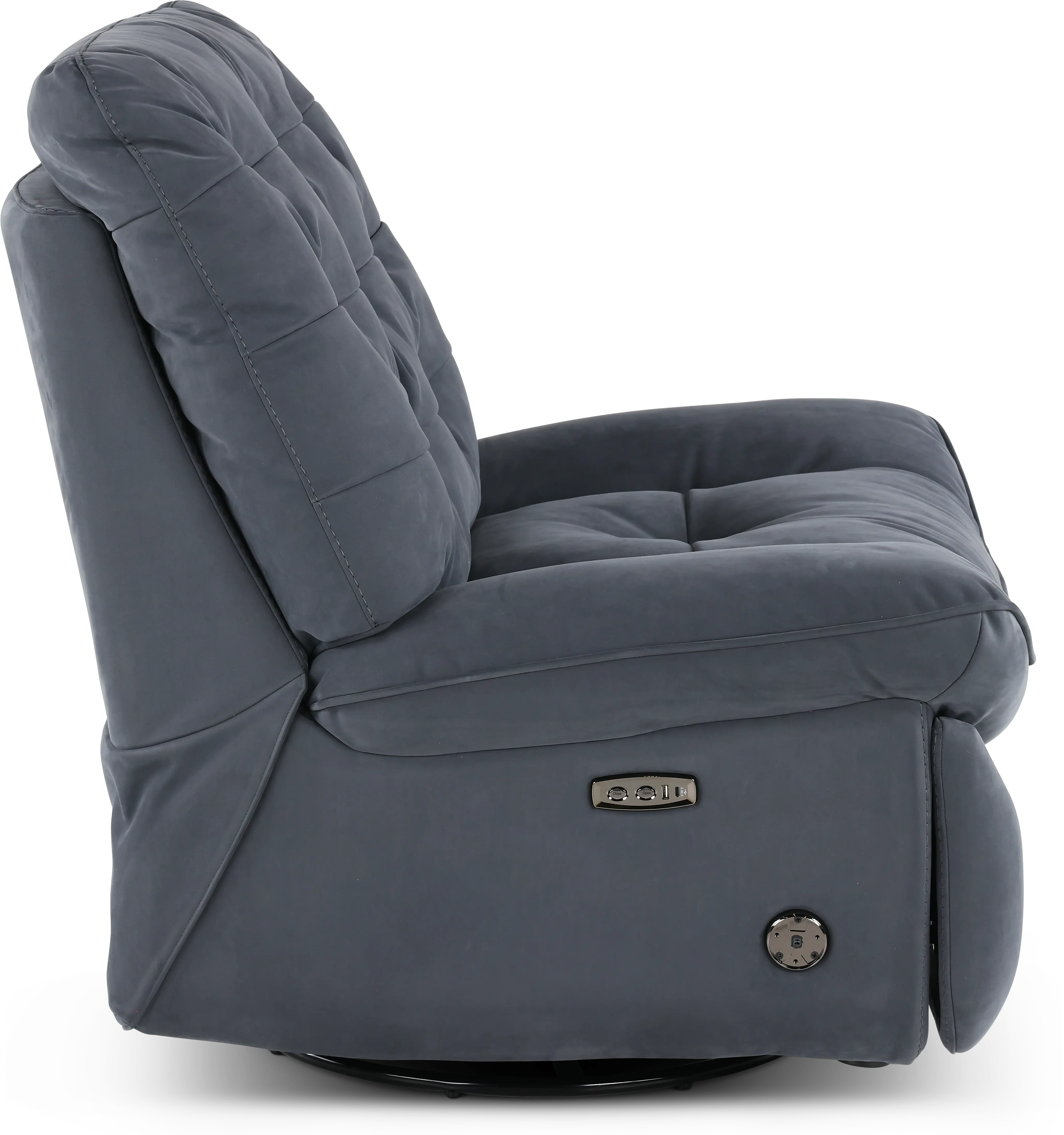 Chloe Steel Gray Power Rocker Recliner-7