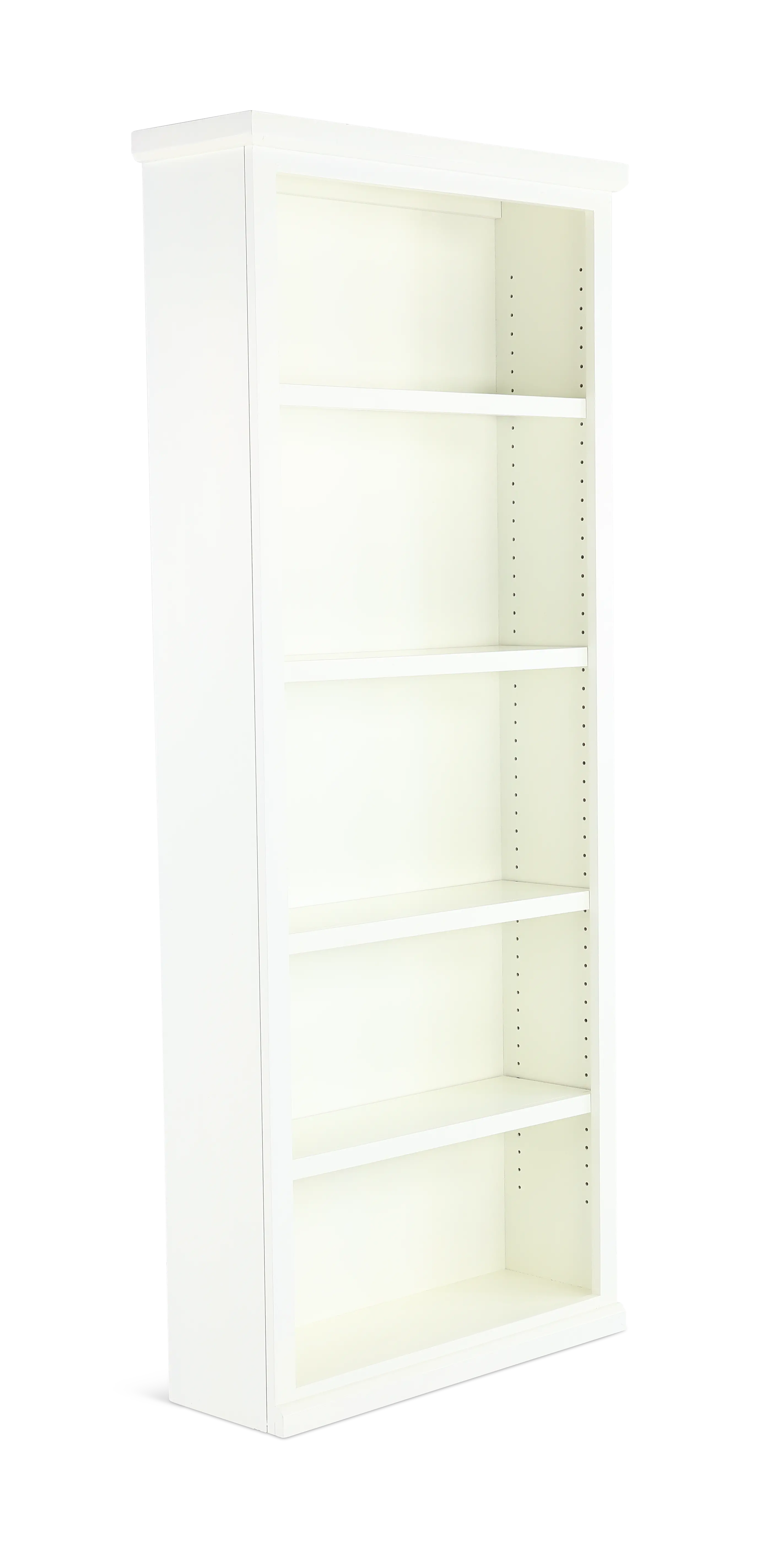 Elliott White 4-Shelf Bookcase-2
