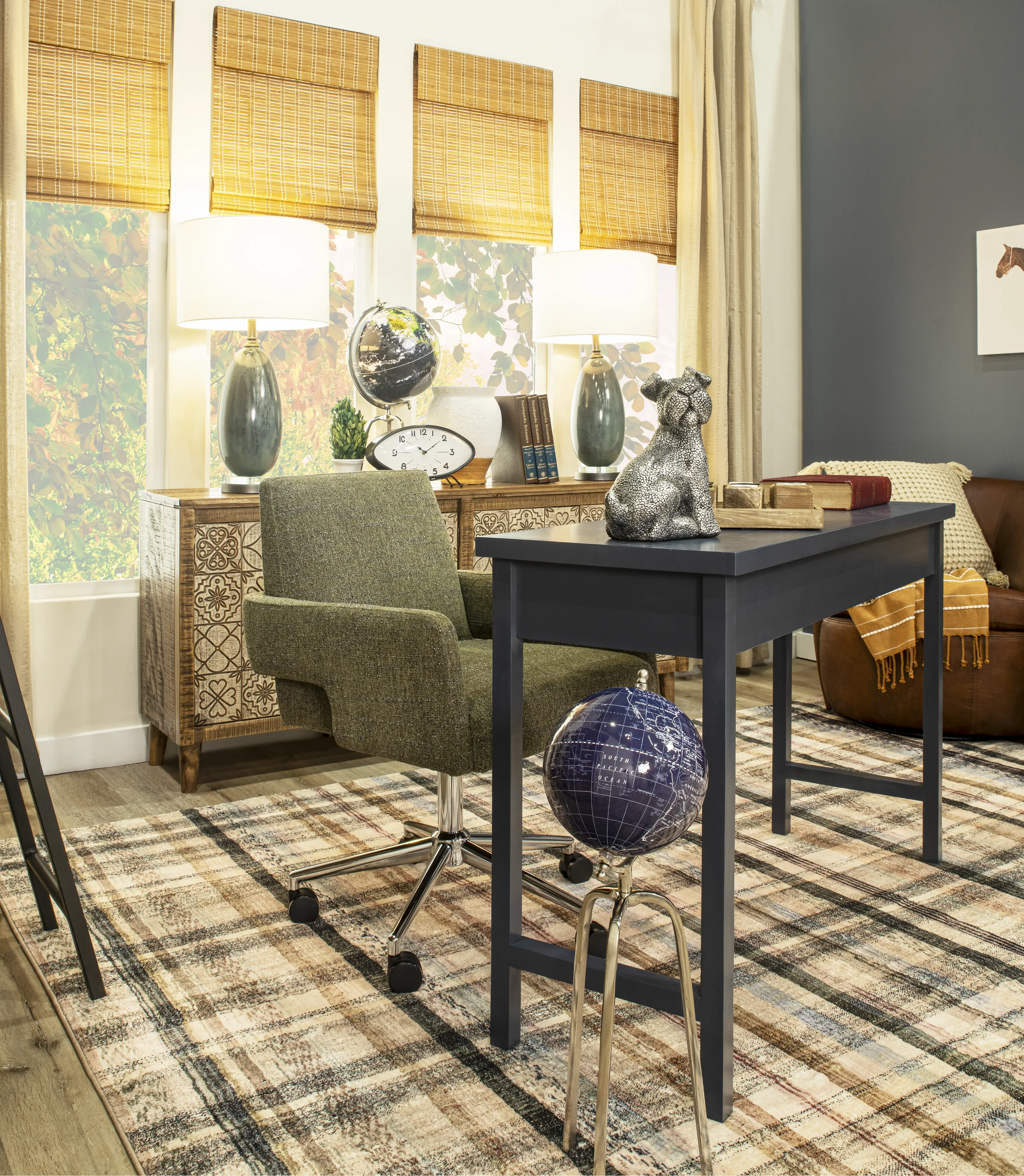Elliott Blue Writing Desk-2
