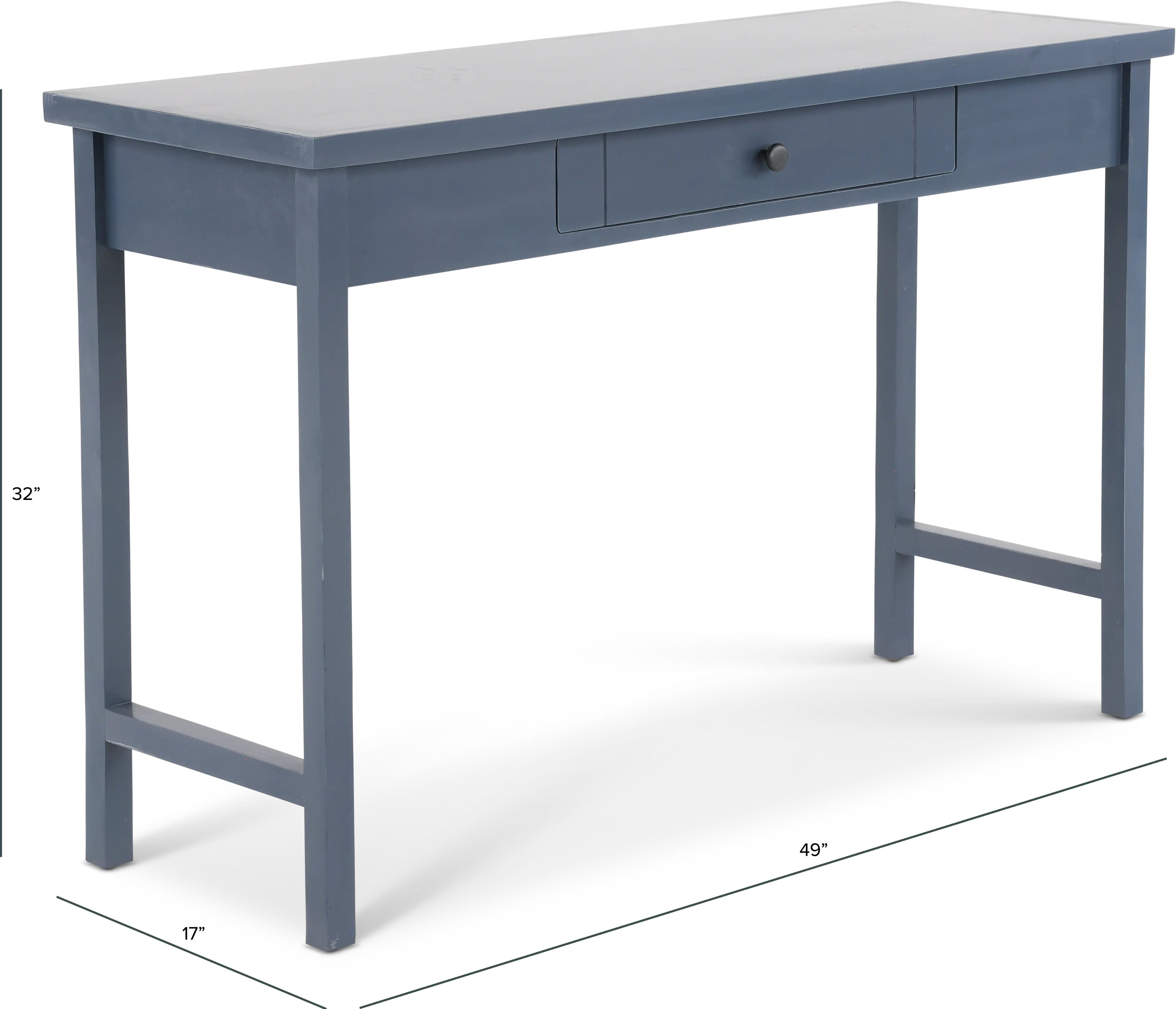 Elliott Blue Writing Desk-3