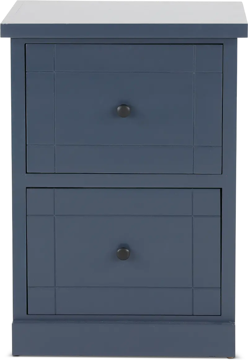 Elliott Blue File Cabinet