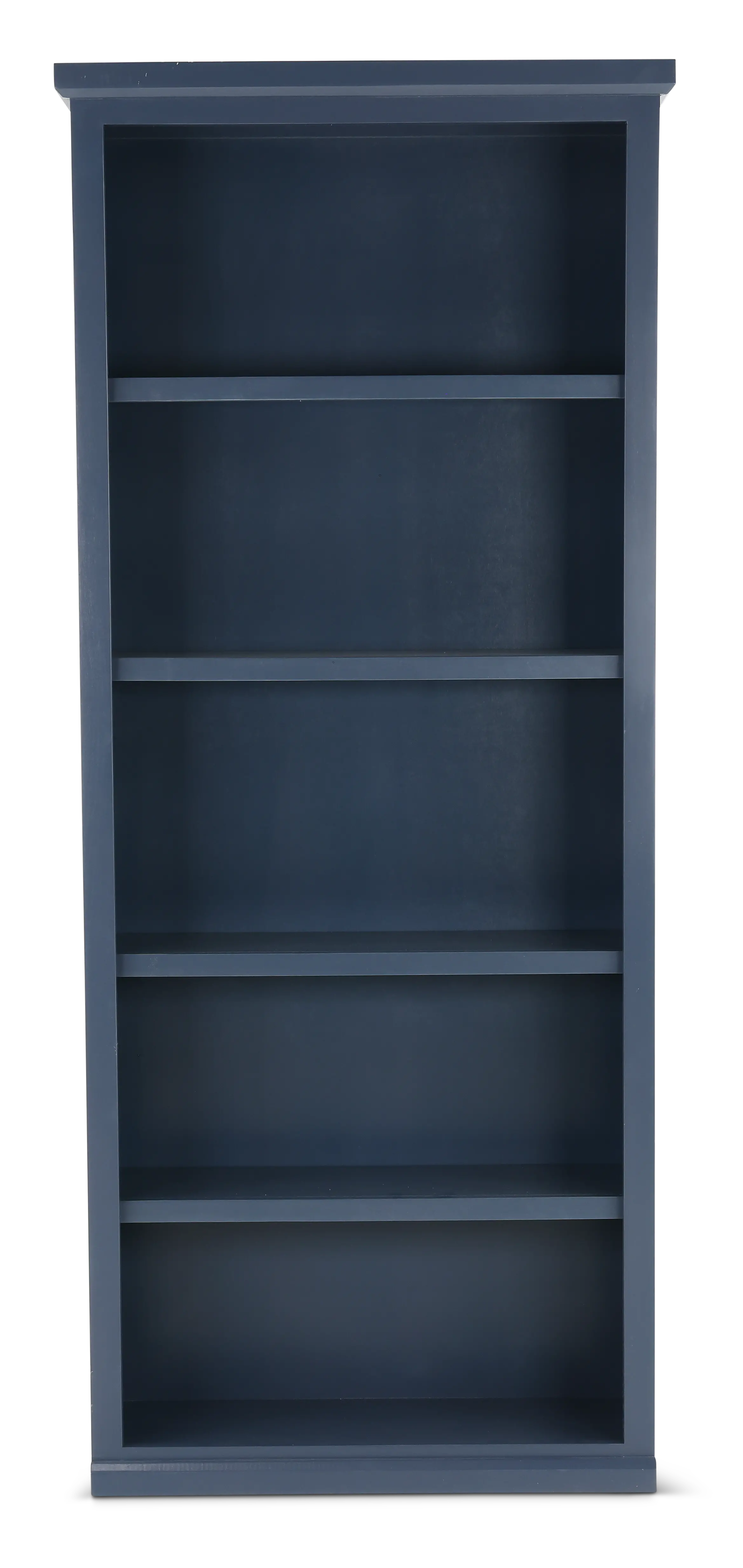 Elliott Blue 4-Shelf Bookcase-1