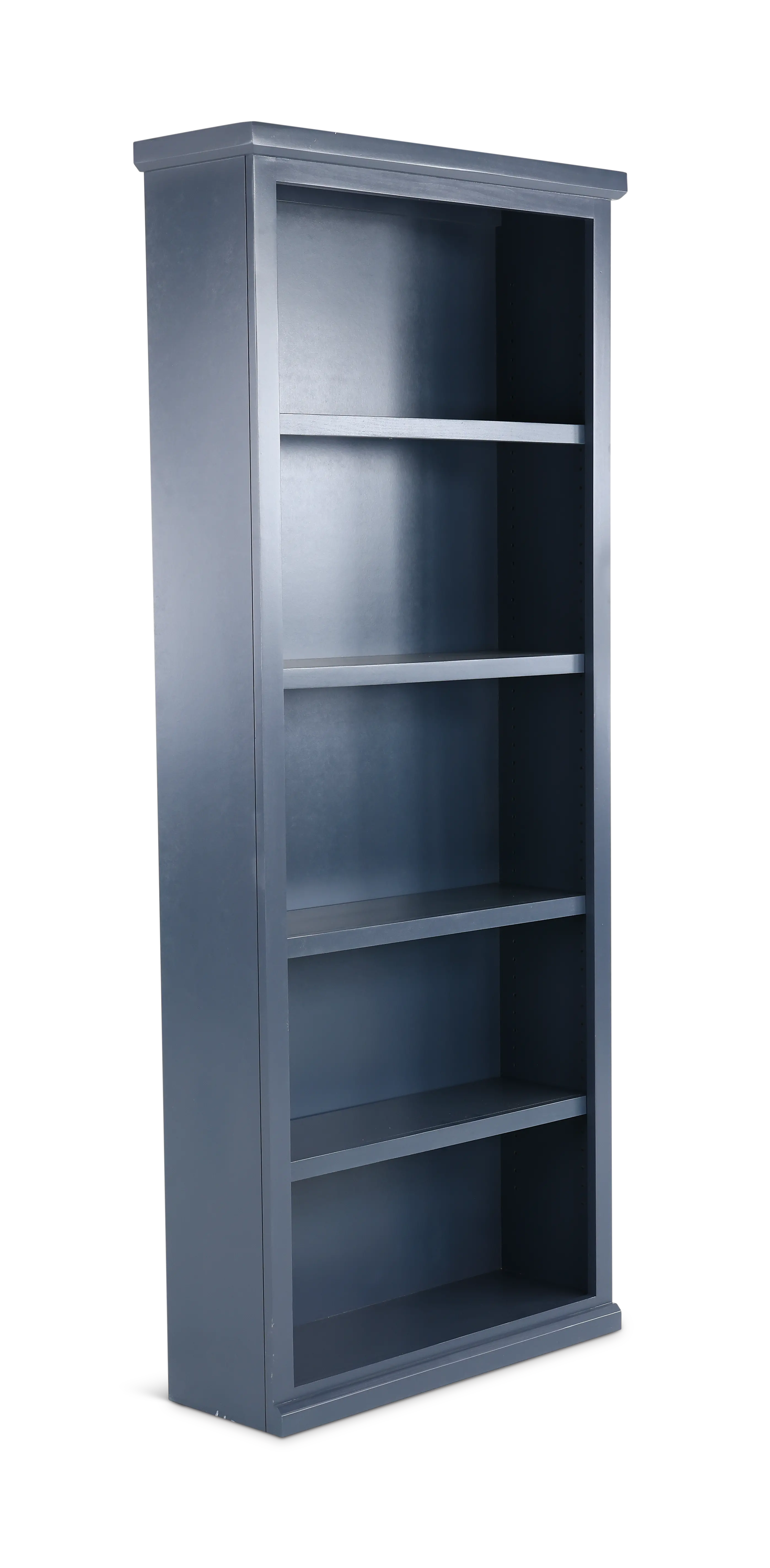 Elliott Blue 4-Shelf Bookcase-3