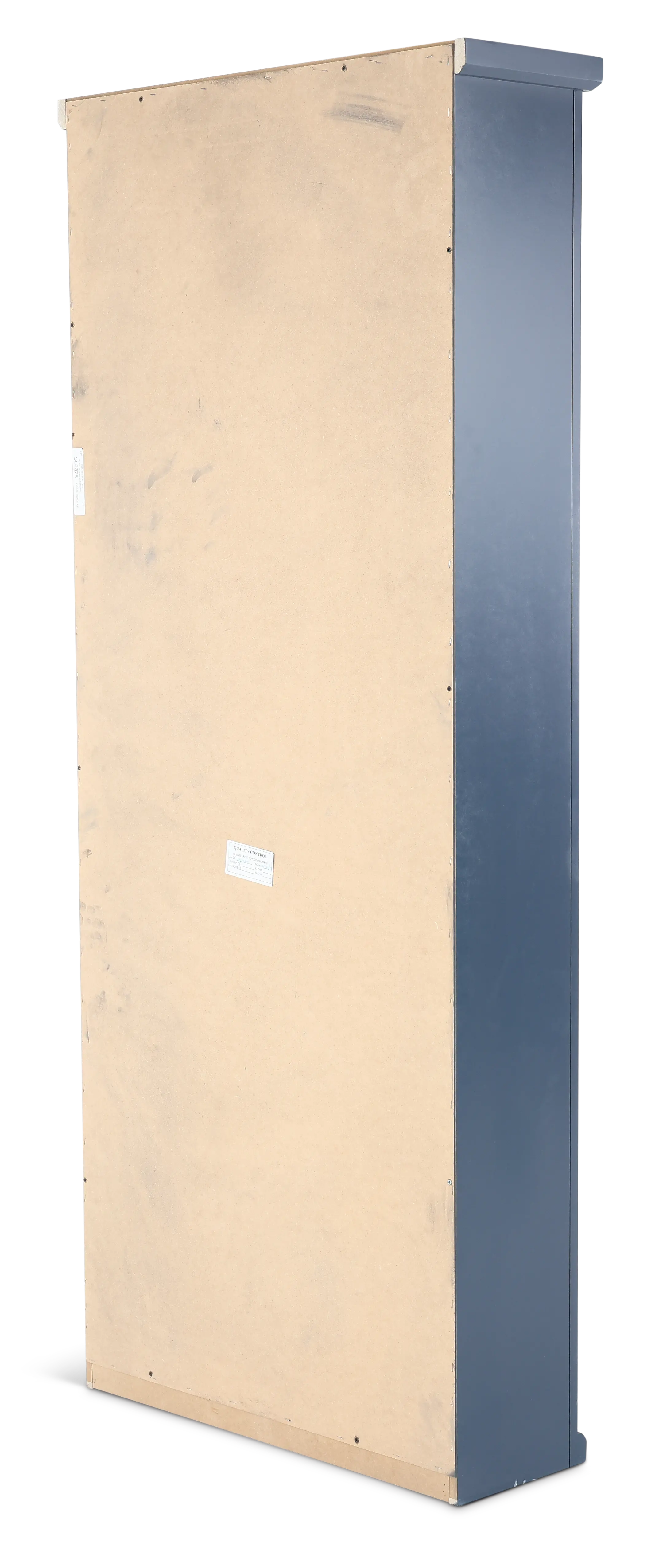Elliott Blue 4-Shelf Bookcase-6