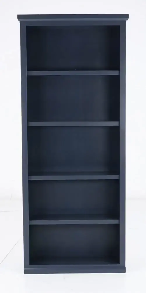 Elliott Blue 4-Shelf Bookcase-7