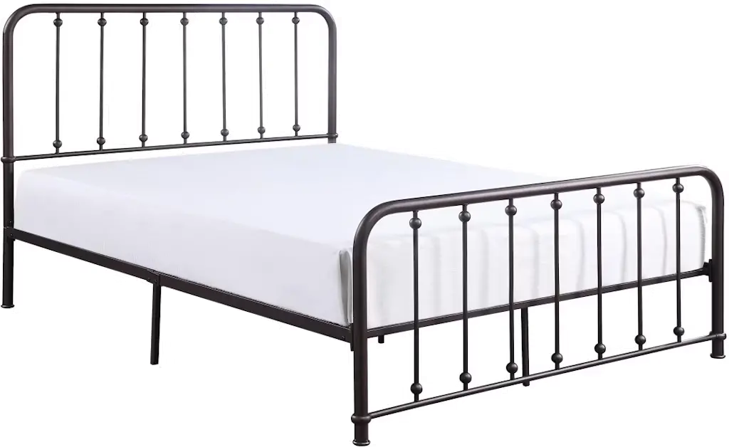 Bronzer Dark Bronze King Metal Bed-1
