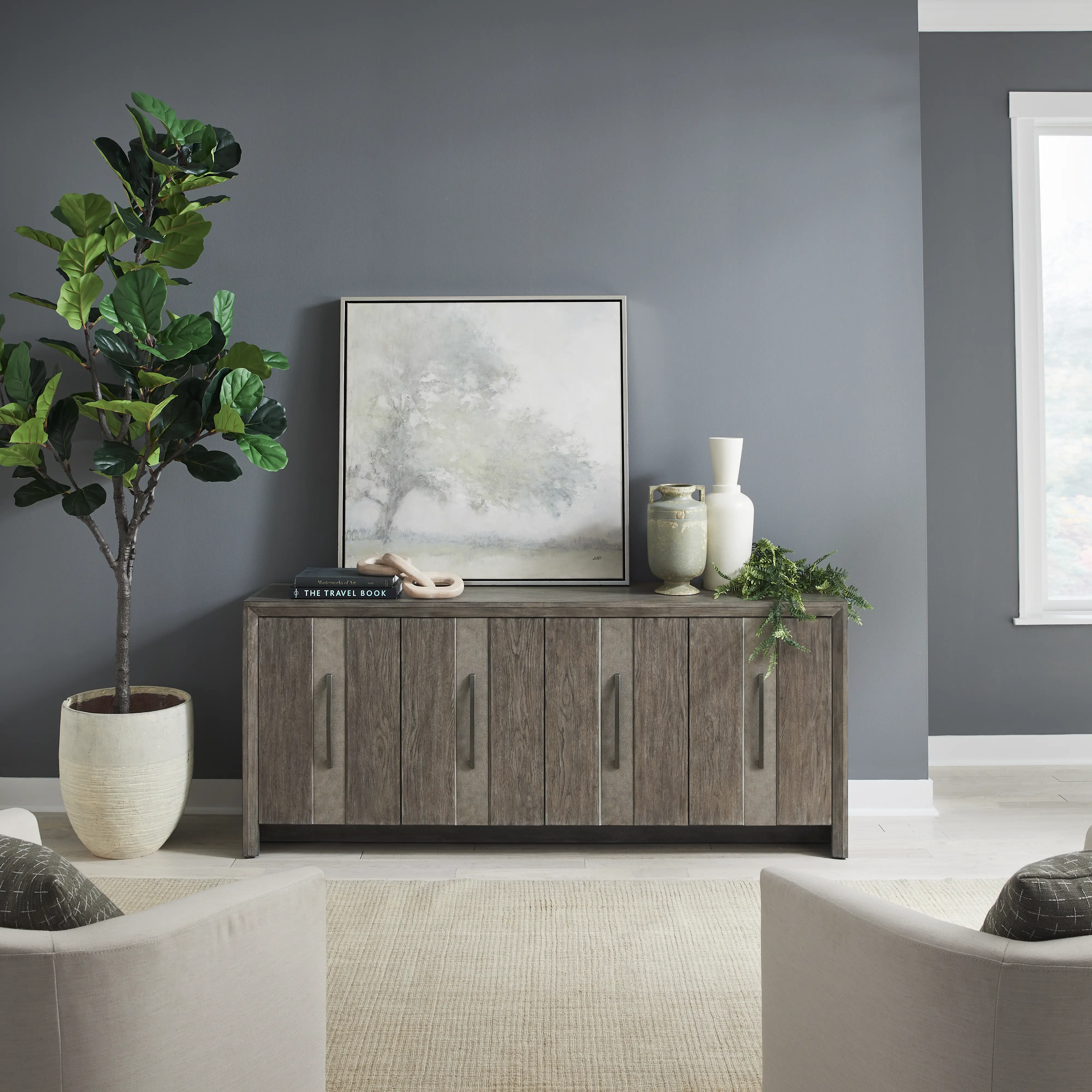 2219-AC1000 Lafayette Brown 76  TV Stand-10