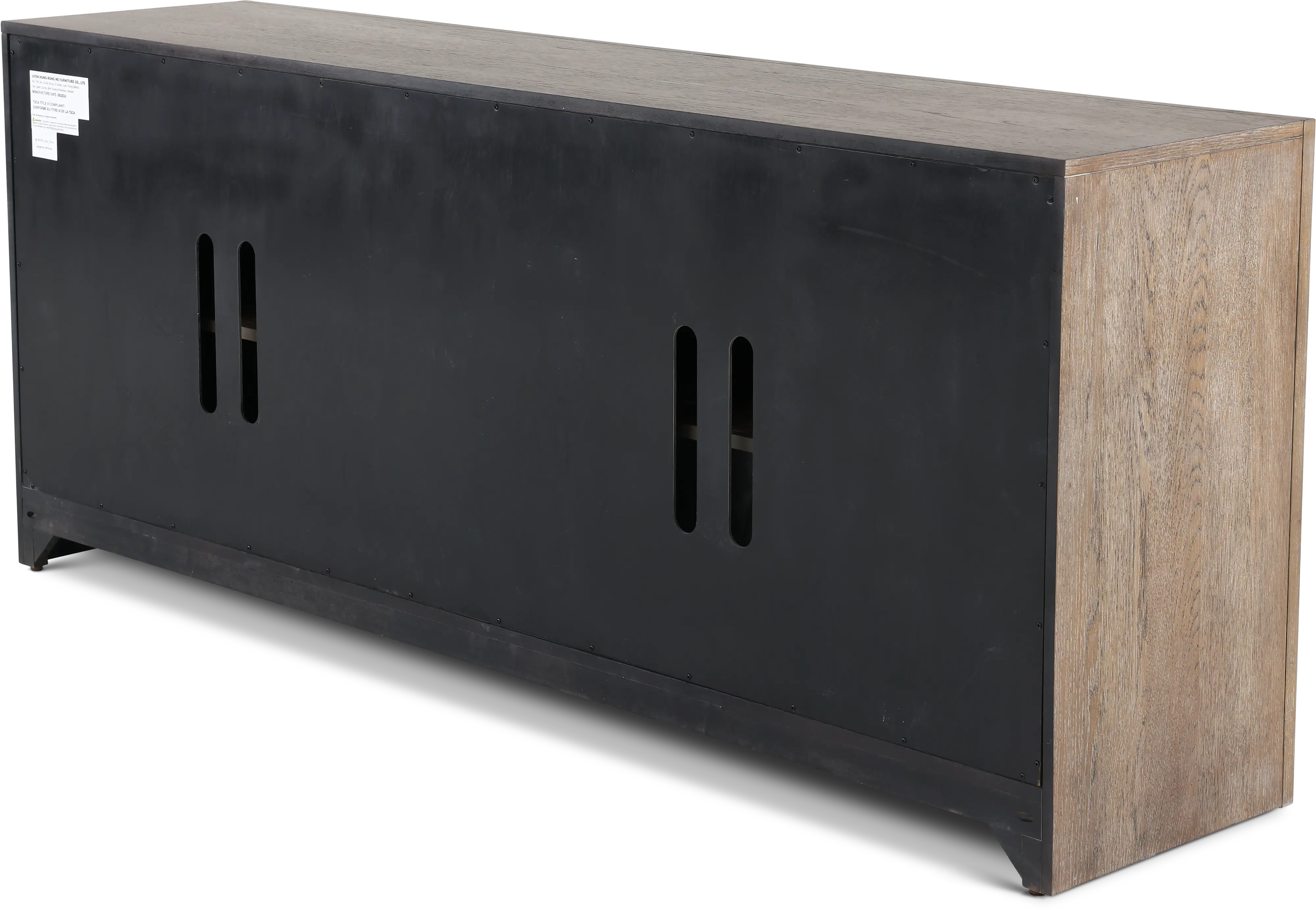 2219-AC1000 Lafayette Brown 76  TV Stand-6