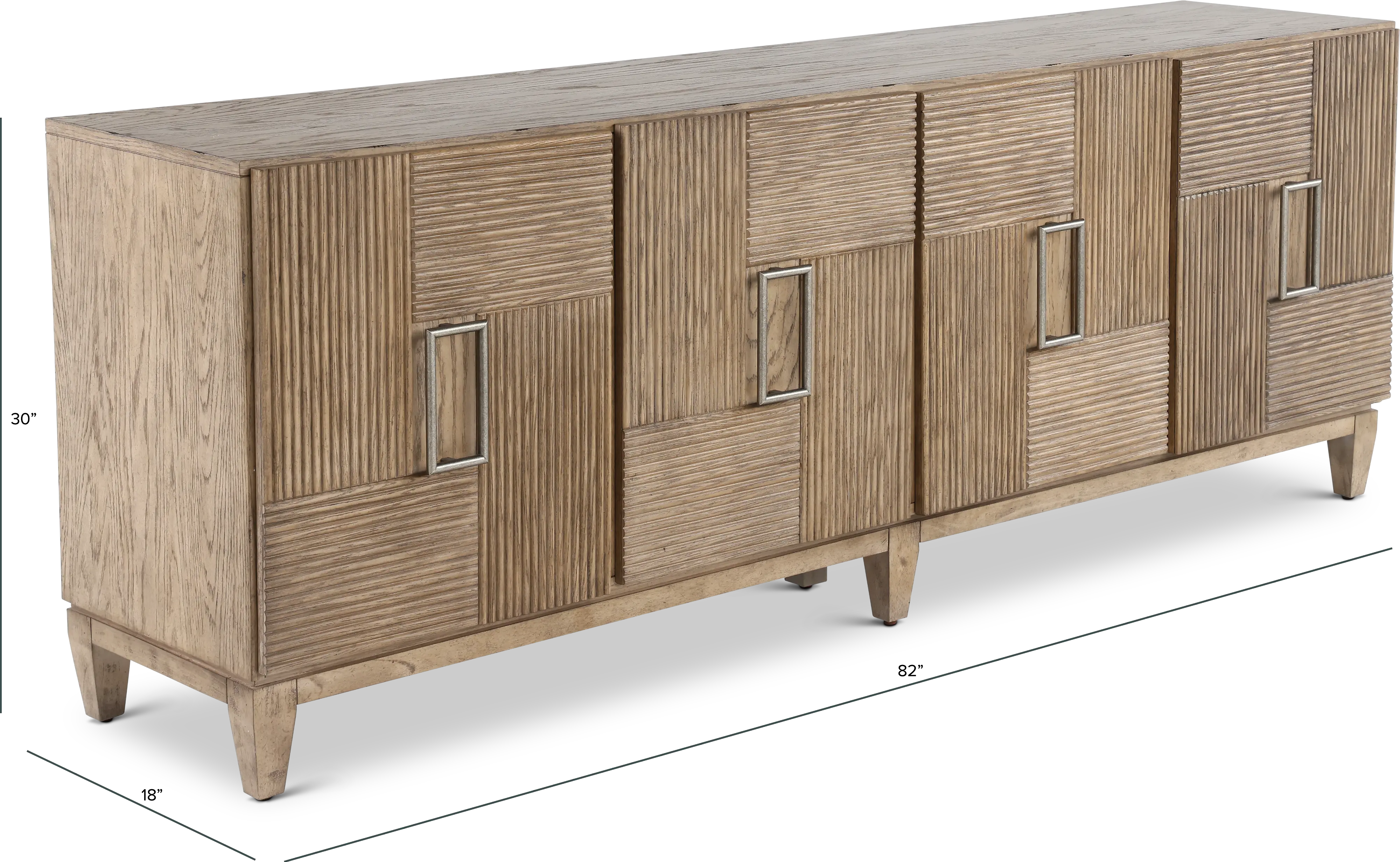302-TV82 Serenity Brown 82  TV Stand-3