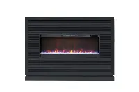 Riviera Black Fireplace Mantel