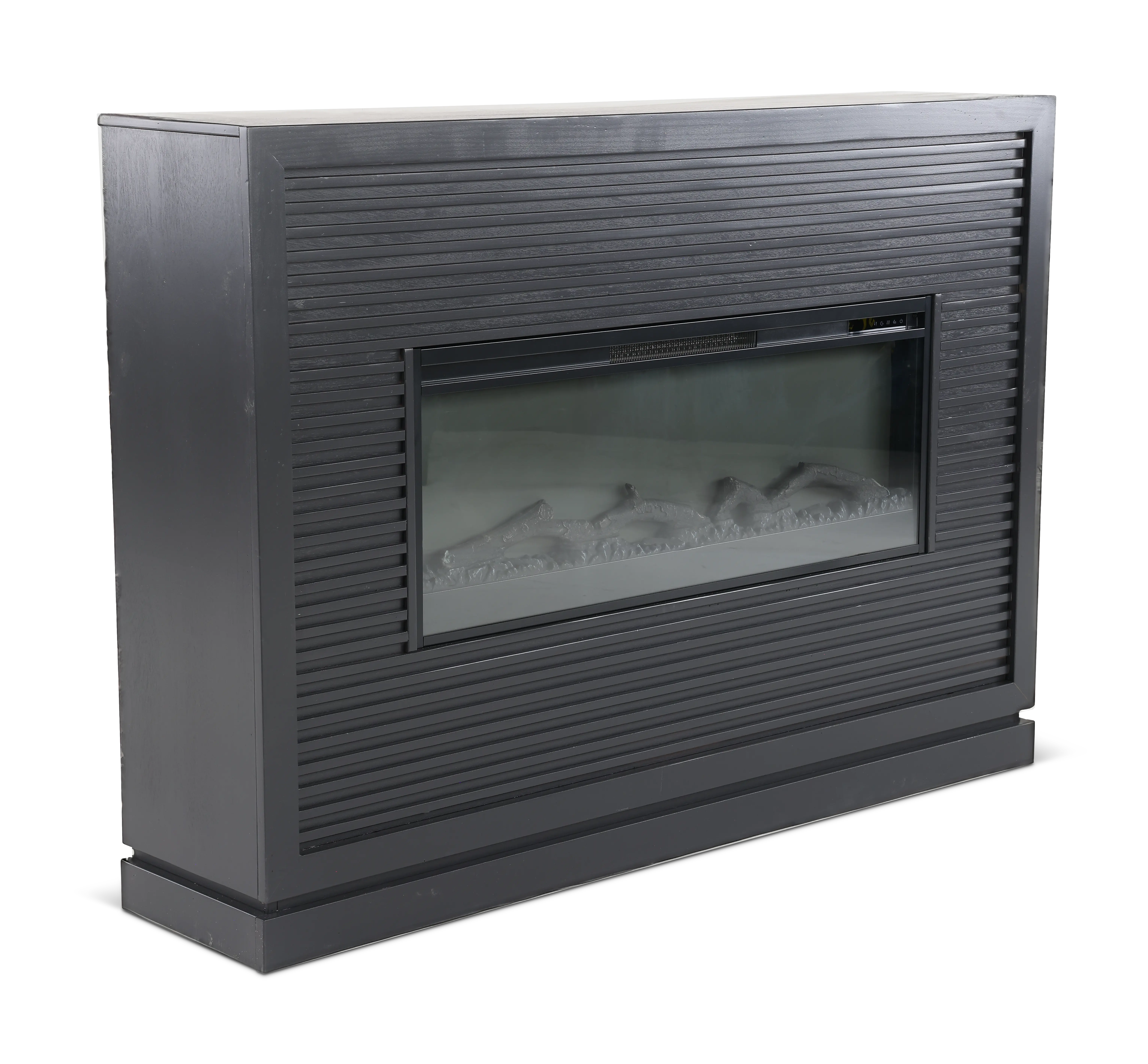 Riviera Black Fireplace Mantel-4