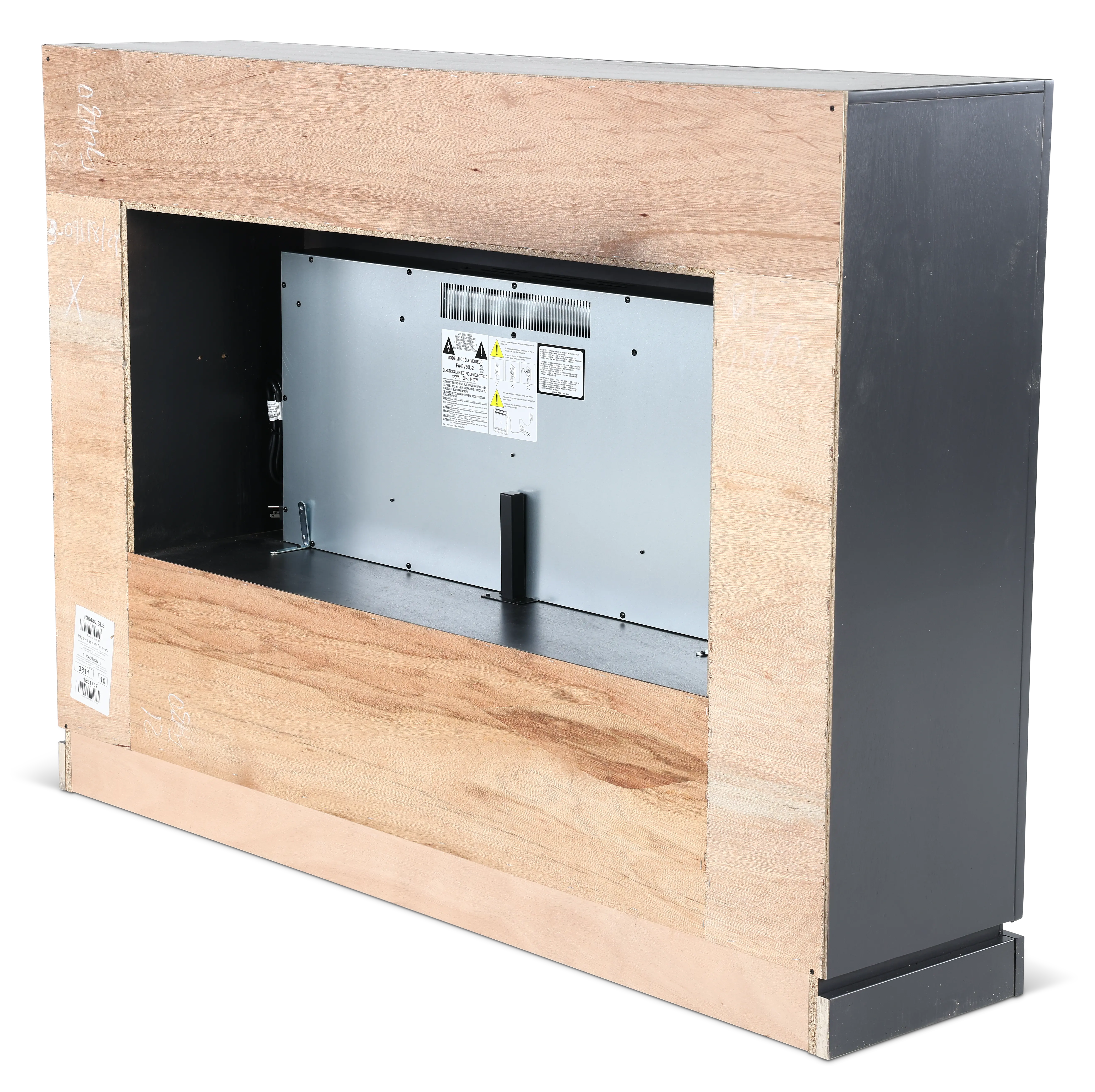 Riviera Black Fireplace Mantel-9