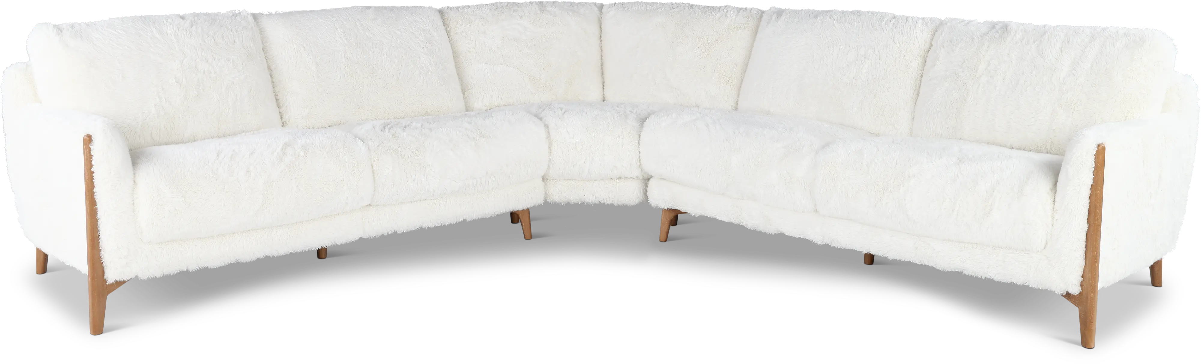 Yeti White 3 Piece Sectional-1
