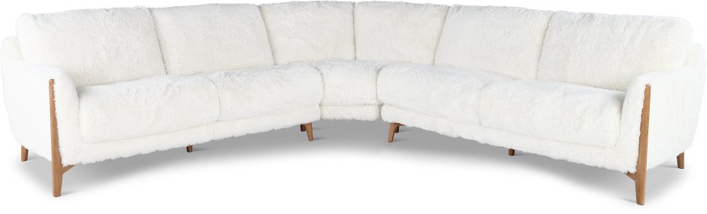Yeti White 3 Piece Sectional