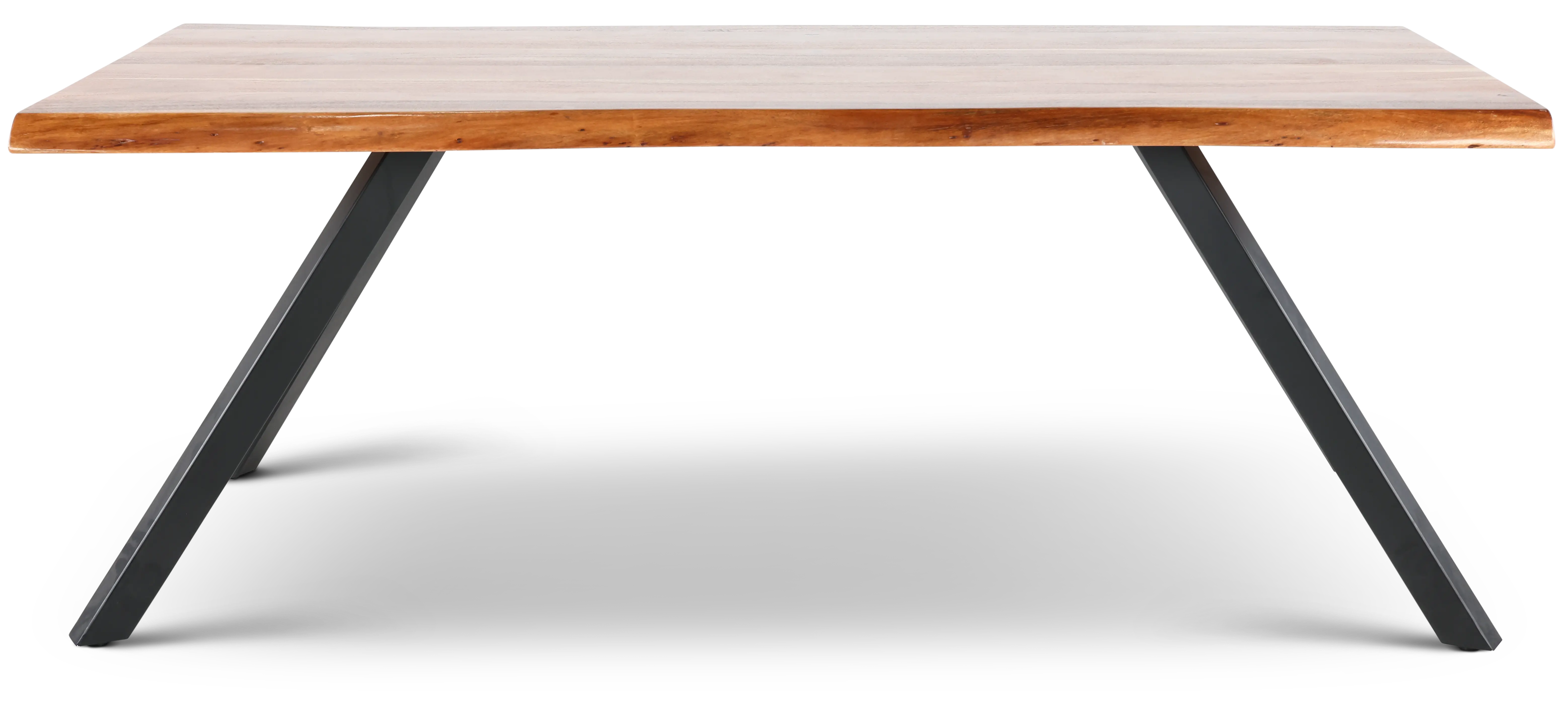 Reese Natural Acacia and Iron Dining Table-1