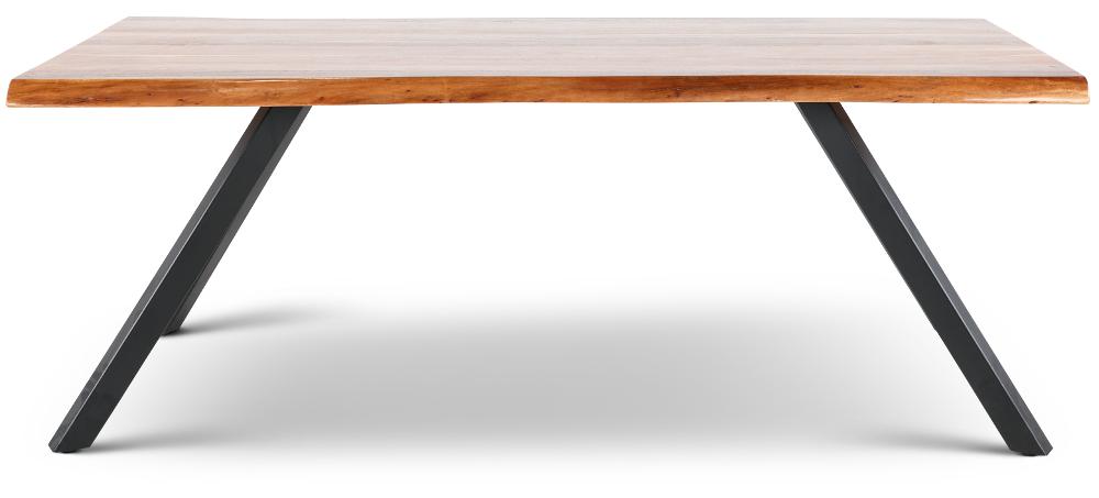 Reese Natural Acacia and Iron Dining Table